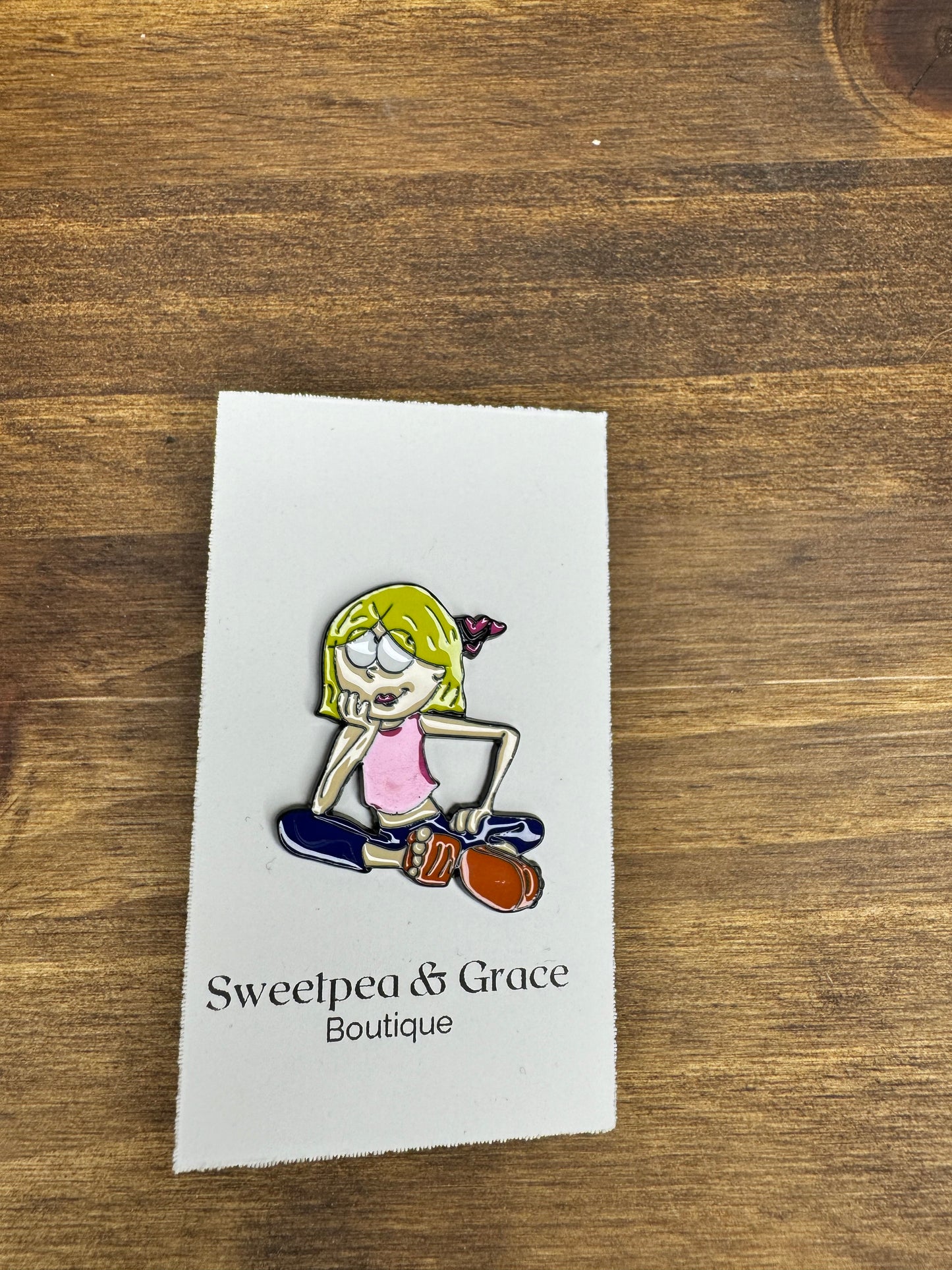 Lizzie Enamel Pin