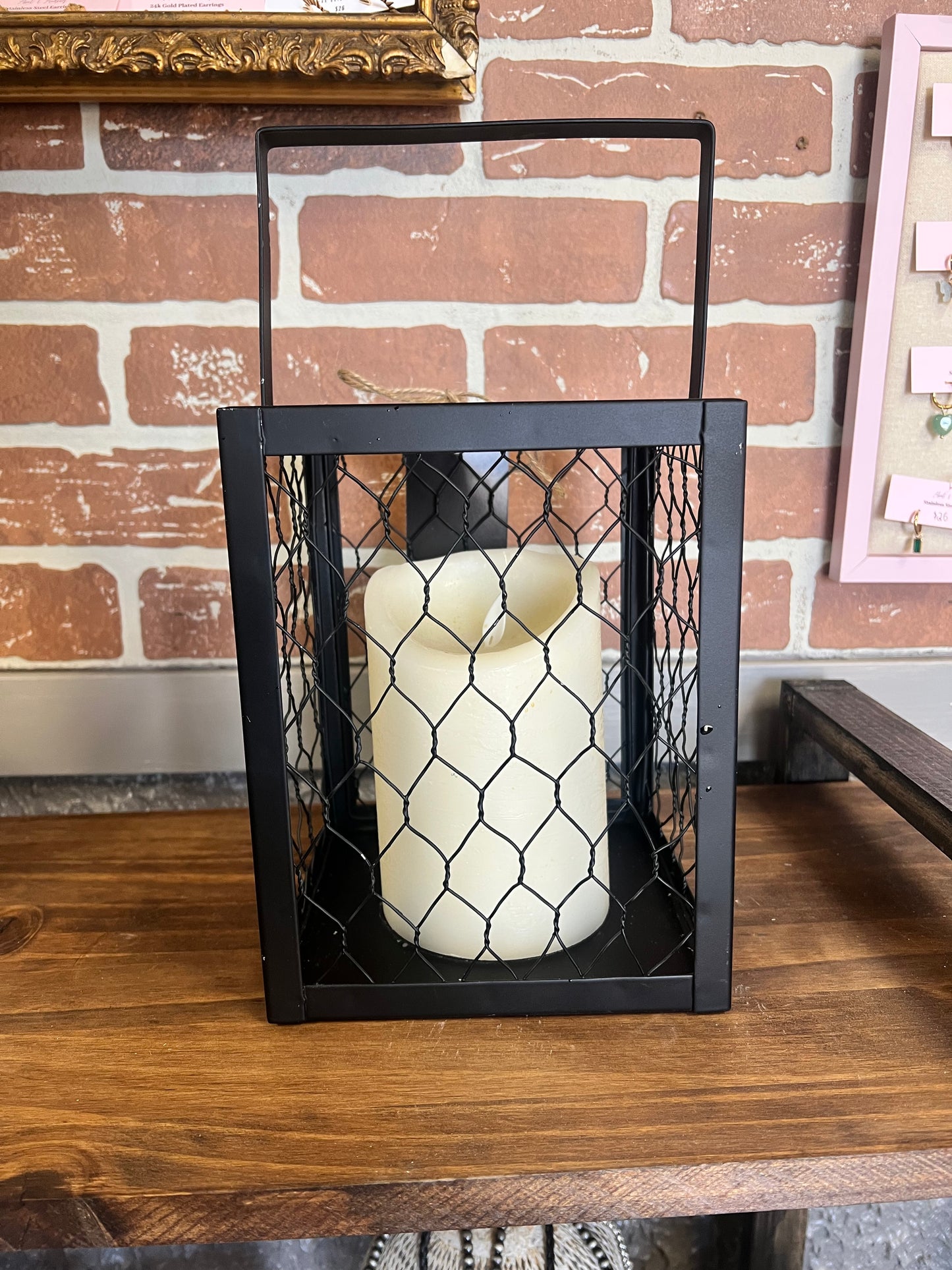 Chicken Wire Candle Set