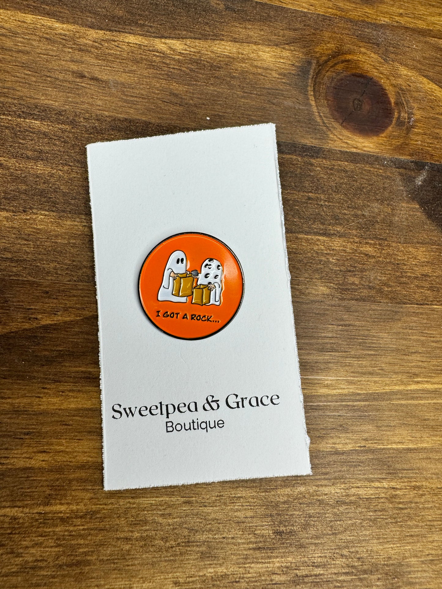 I Got A Rock Enamel Pin