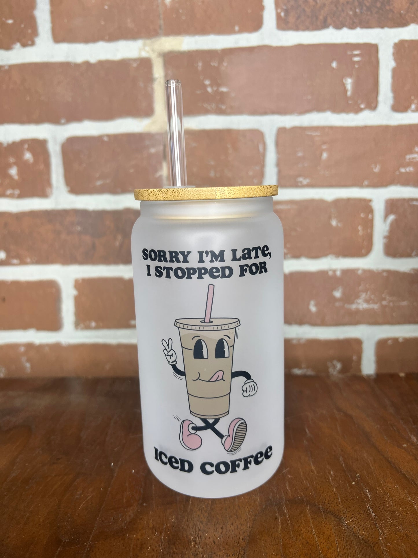 Stopped For Iced Coffee - Dusted Cup