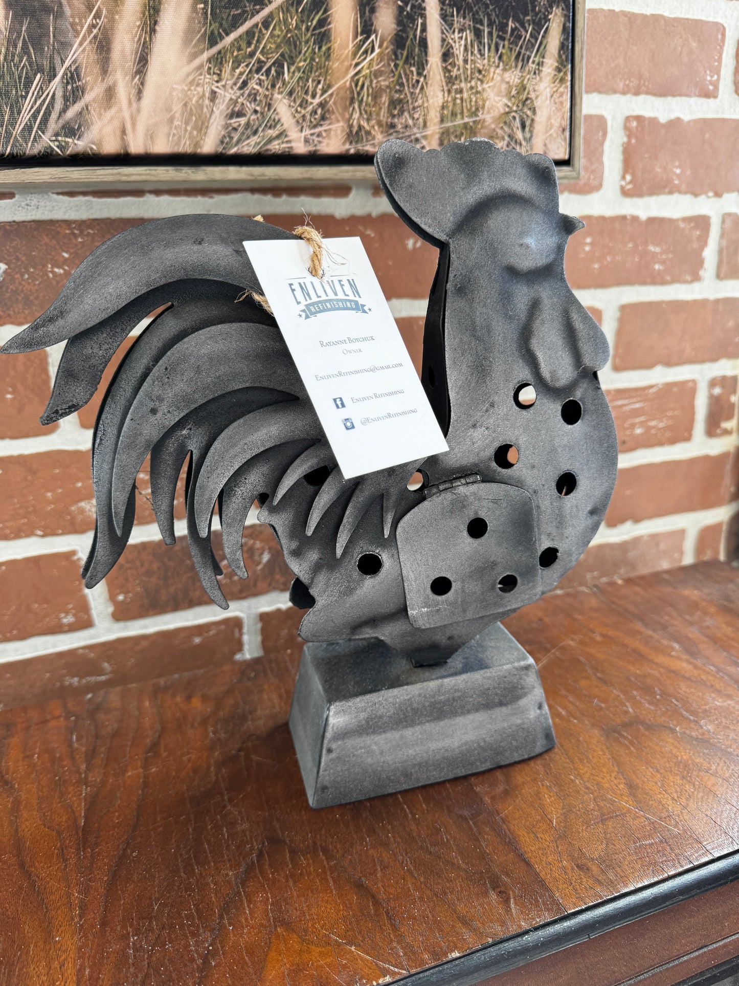 Rooster Candle Holder