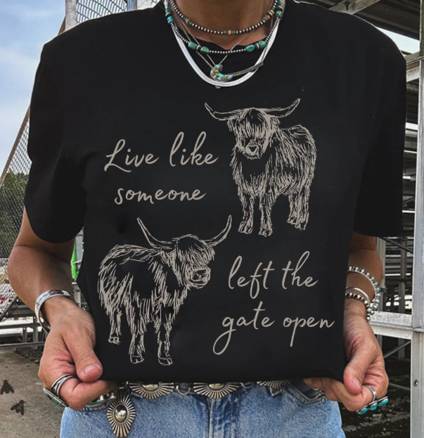 Highland Cow T Shirt