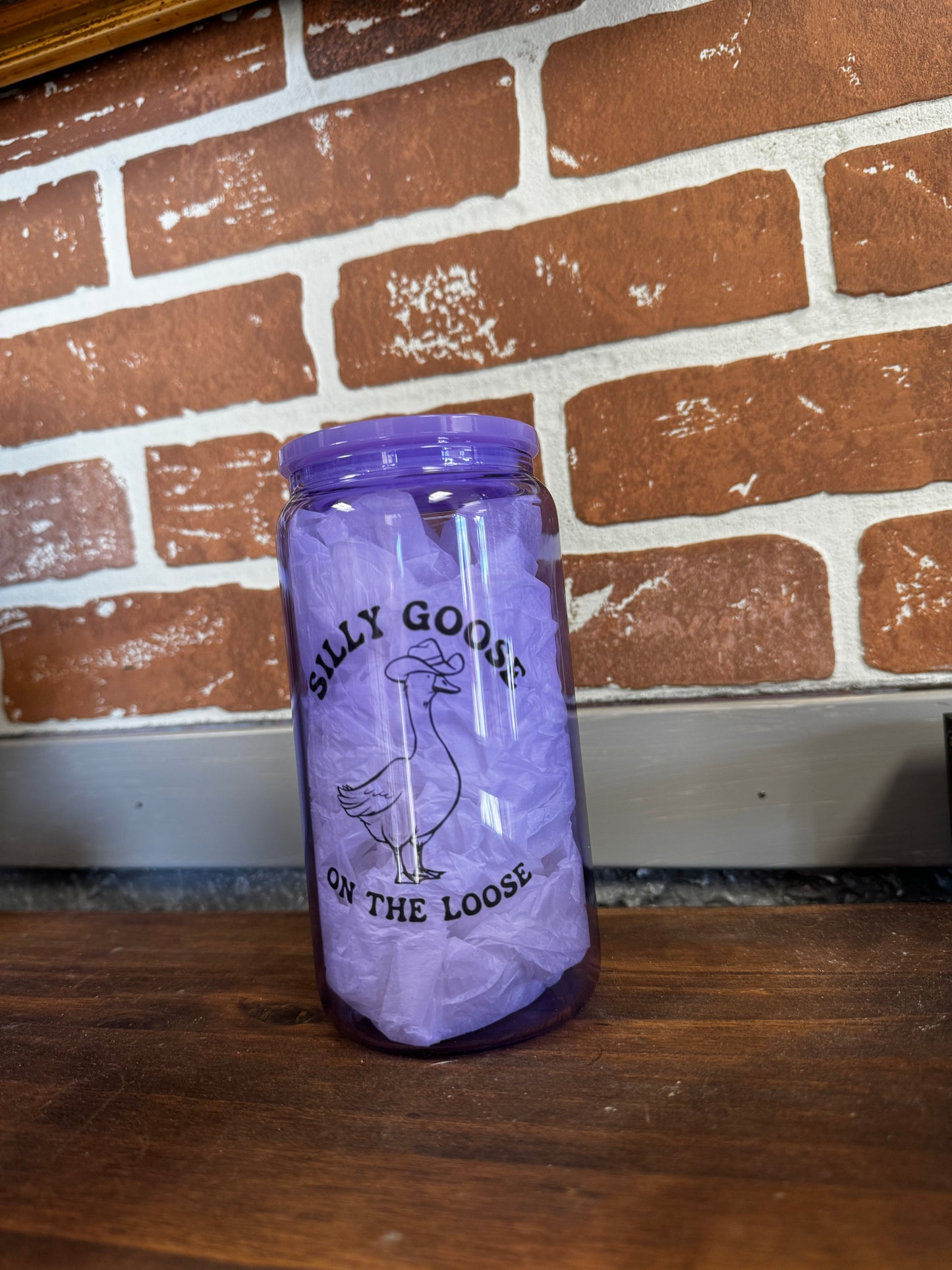 Silly Goose Purple Cup