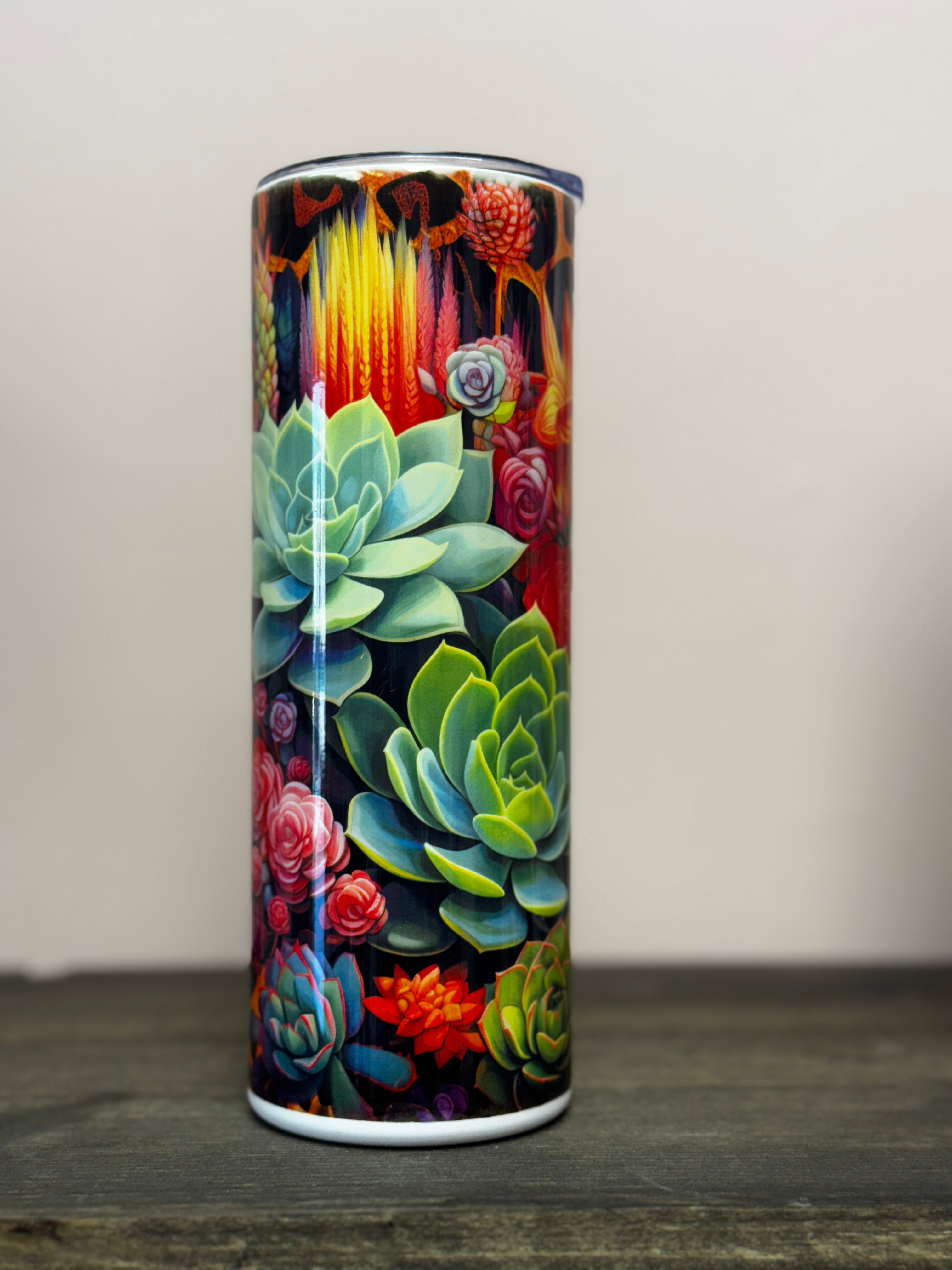 succulent tumbler Succulent Tumbler – Sweetpea & Grace