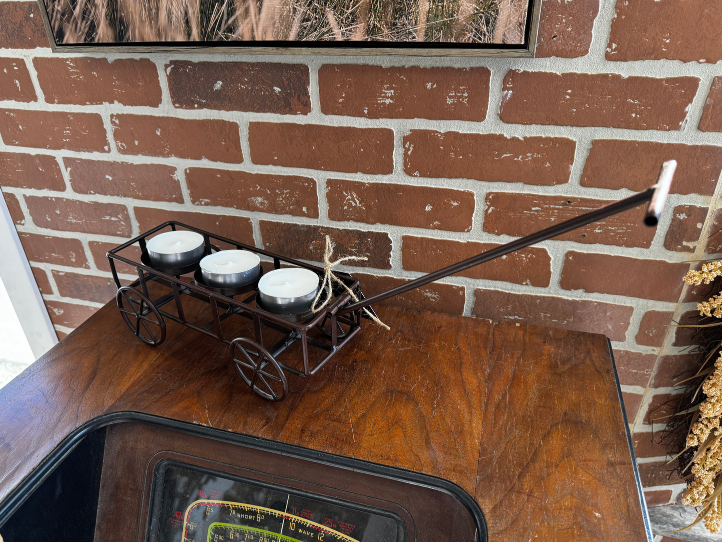 Wagon Candle Holder