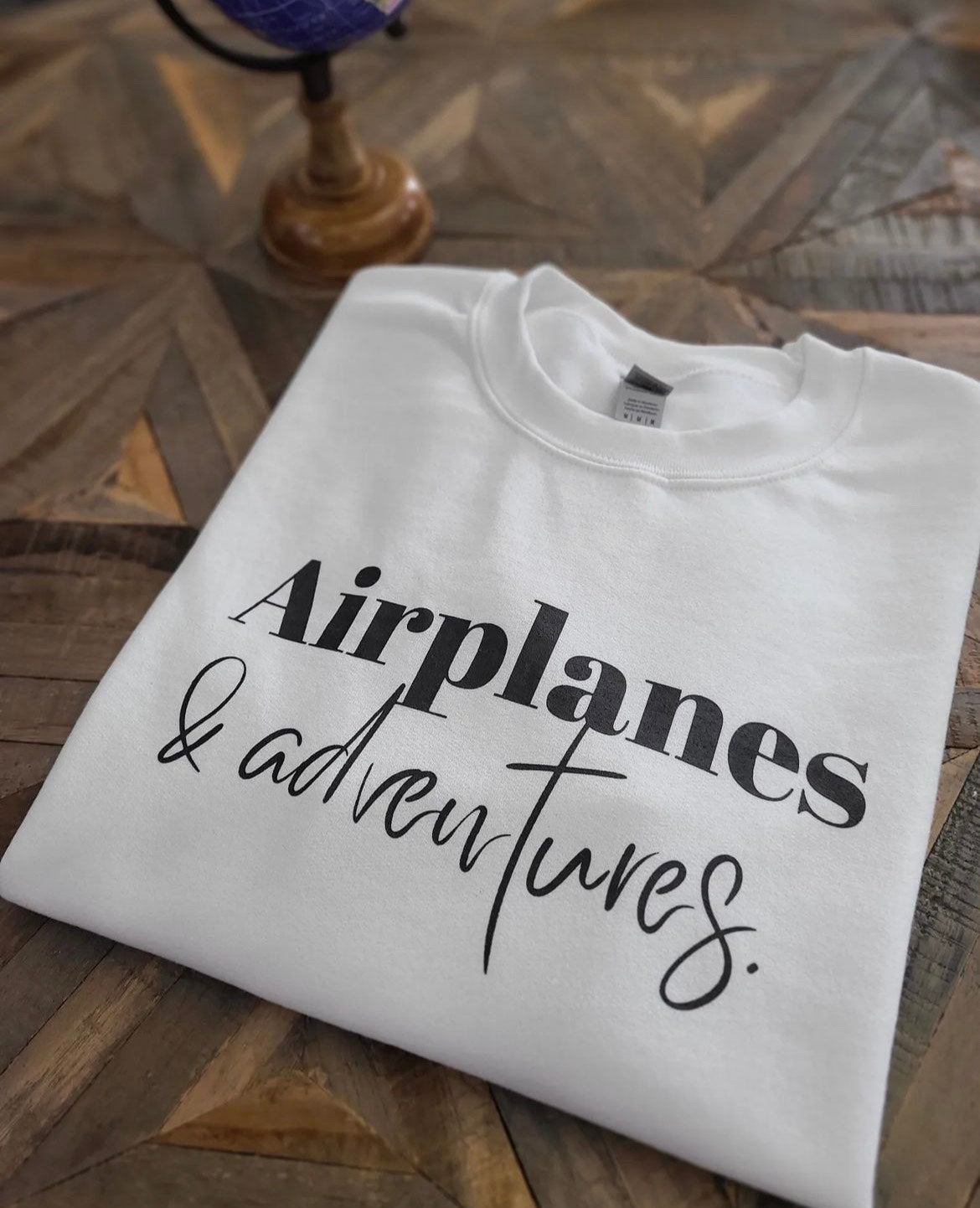 Airplanes & Adventures Crewneck