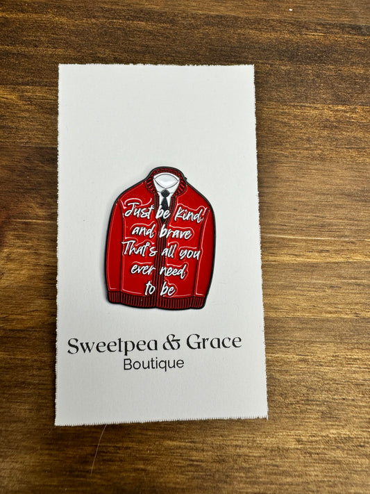 Mr Rogers Enamel Pin