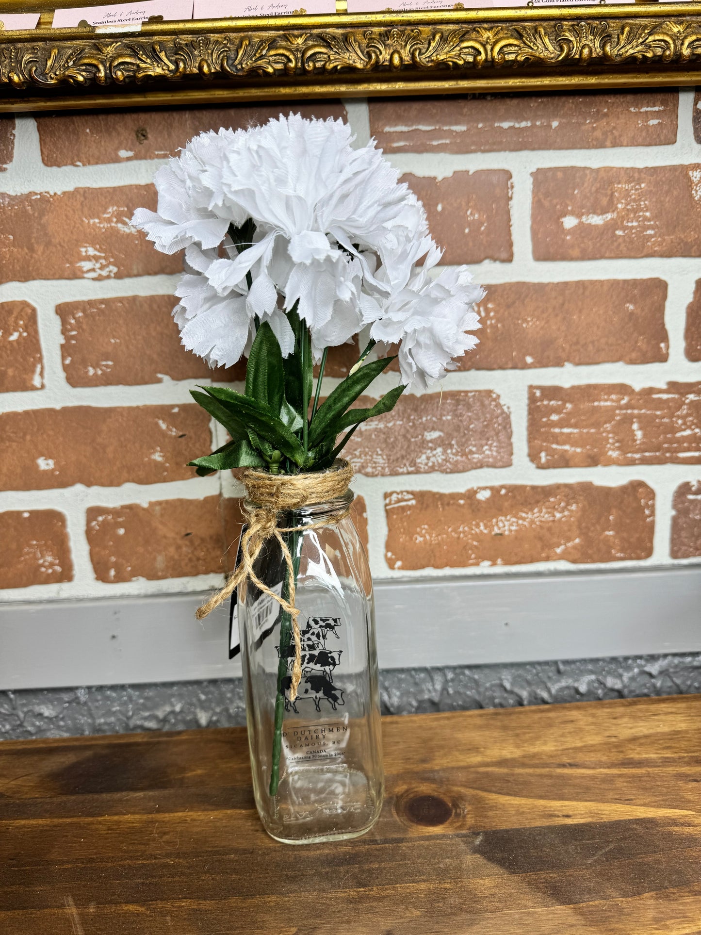 Milk Bottle Flowers