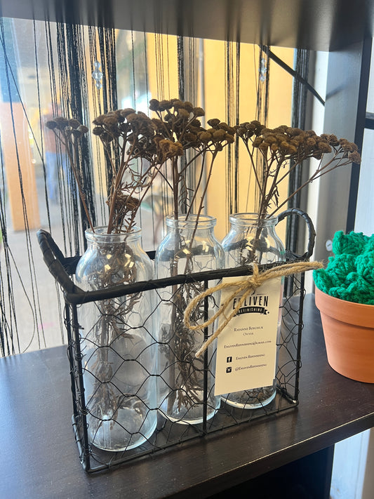 Clear Jar Vases