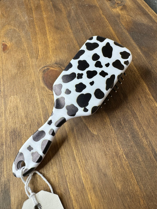 Cow Printed Hair Brush