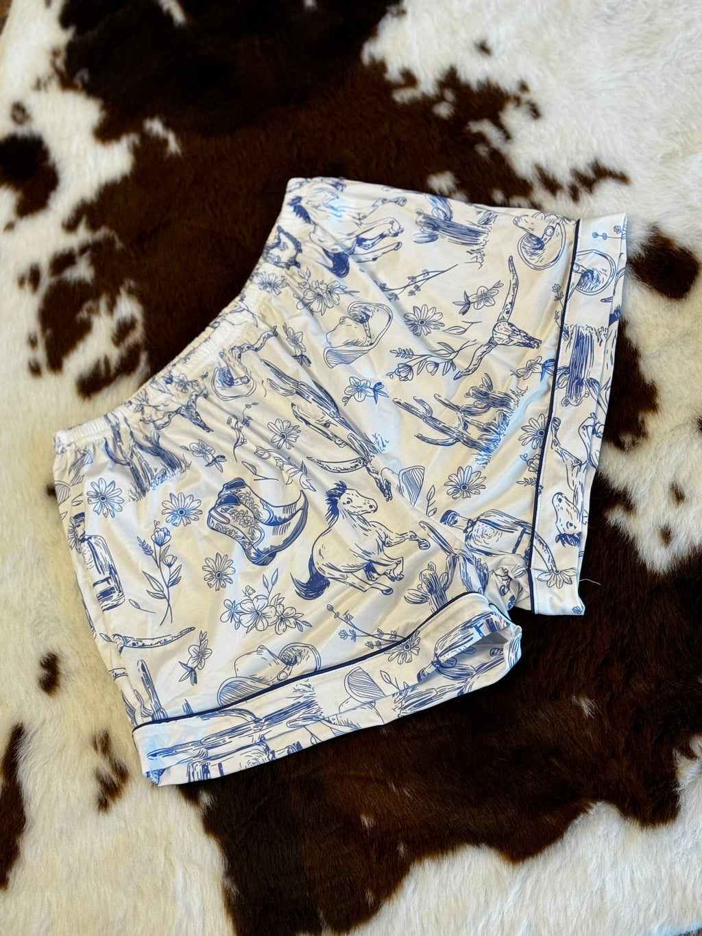 Blue Western Lounge Set