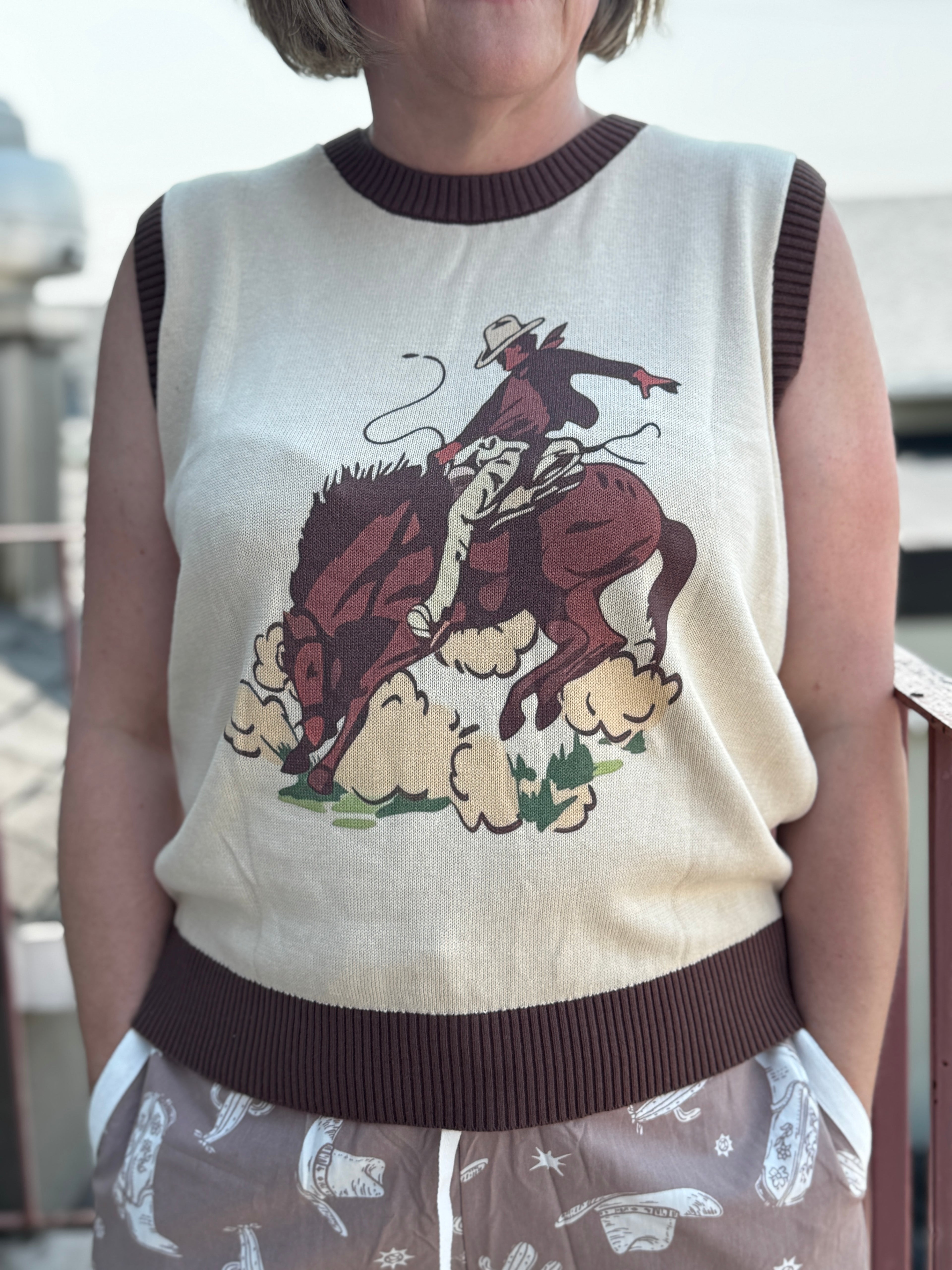 Bucking Bronco Vest