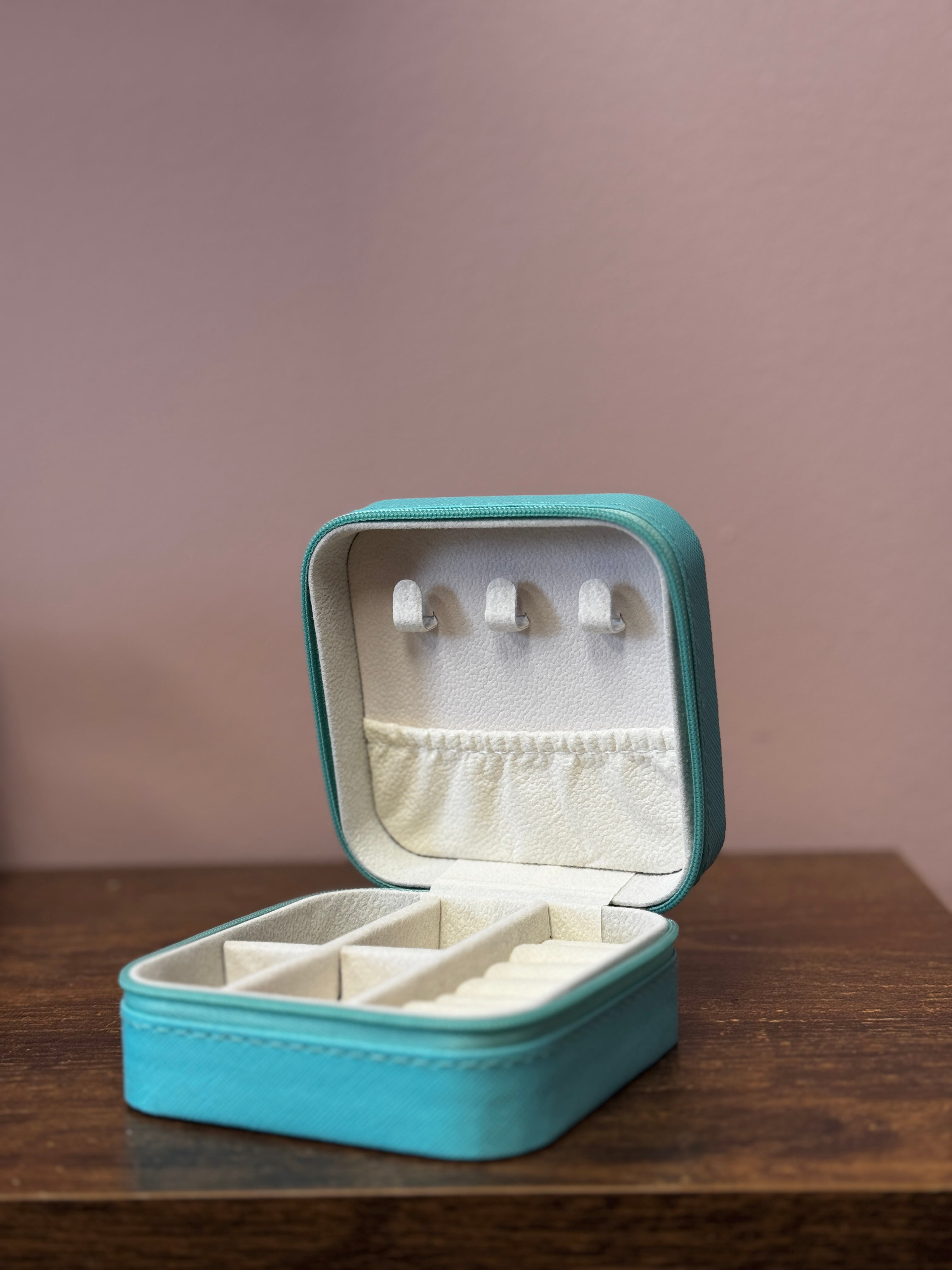 Cow Printed Travel Jewelry Box