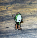 Cowboy Frog Pin
