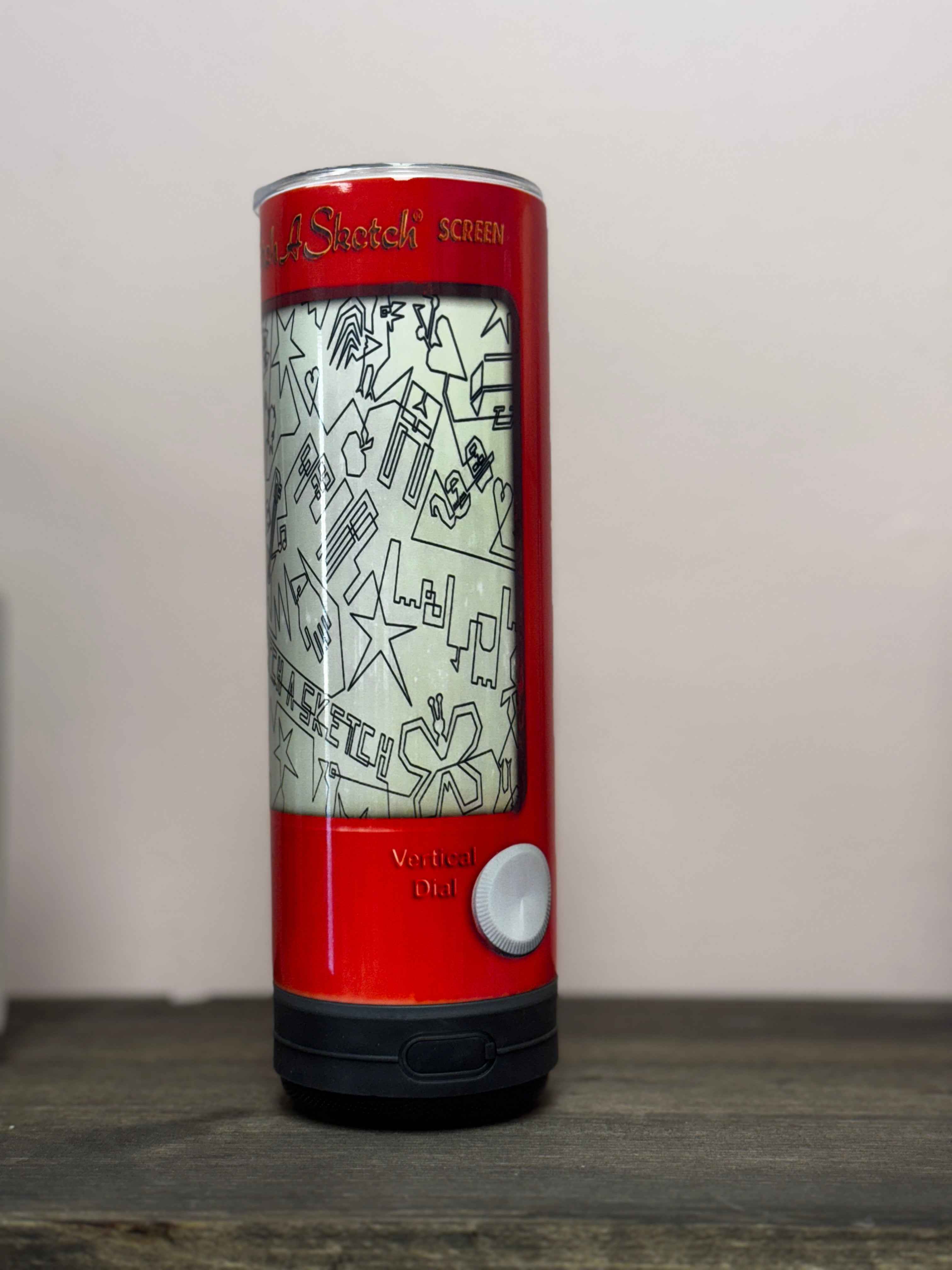 Etch A Sketch Speaker Tumbler