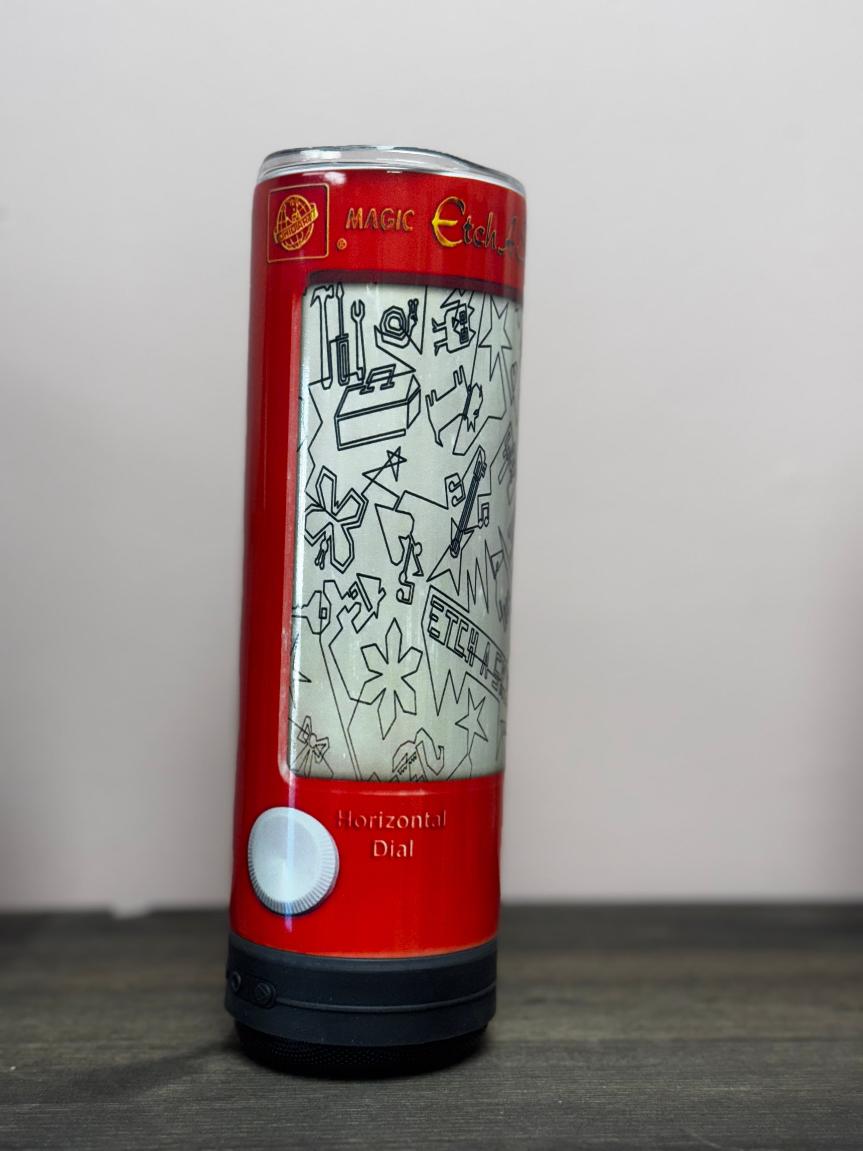 Etch A Sketch Speaker Tumbler