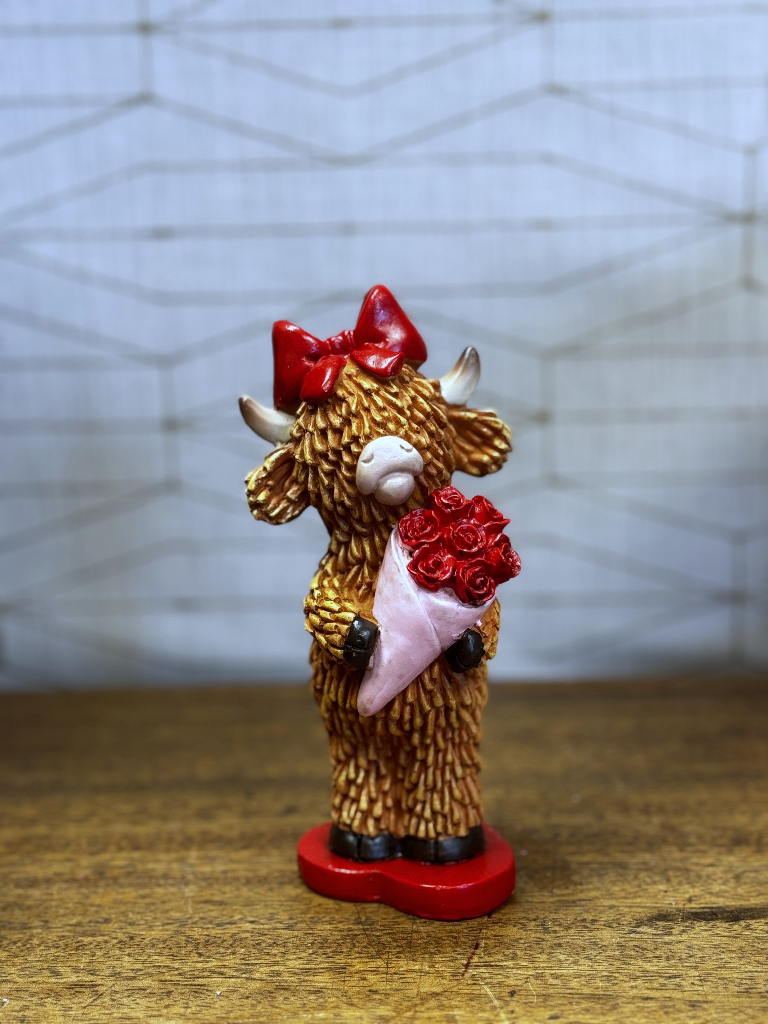 Floral Highland Cow