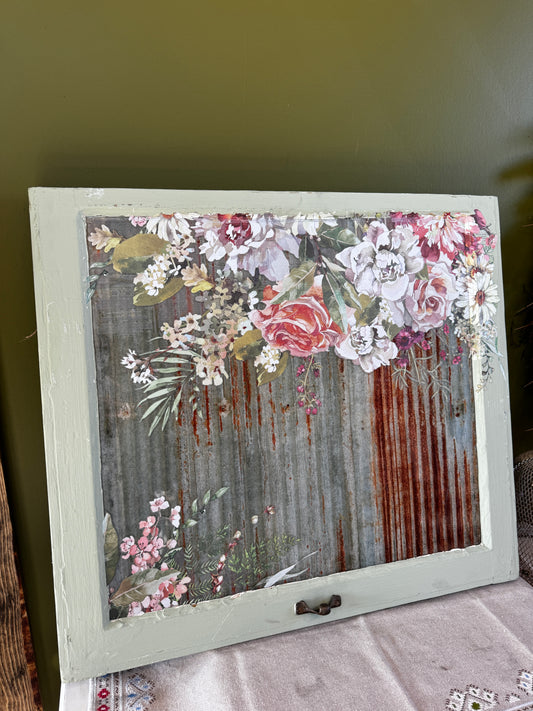 Floral Window Frame