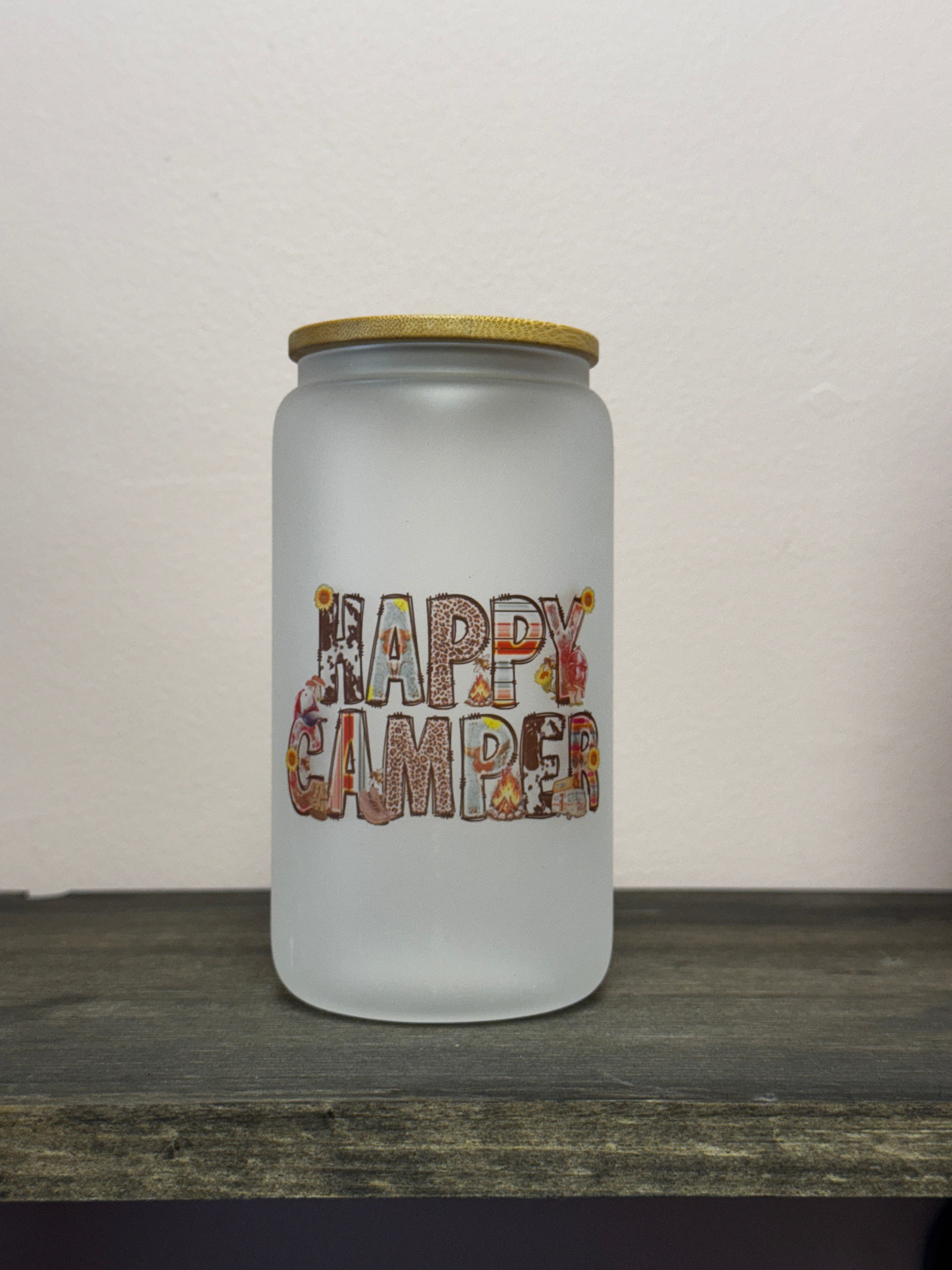 Happy Camper Dusted Cup