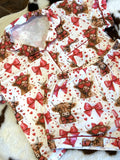 Valentine Highland Cow Lounge Set