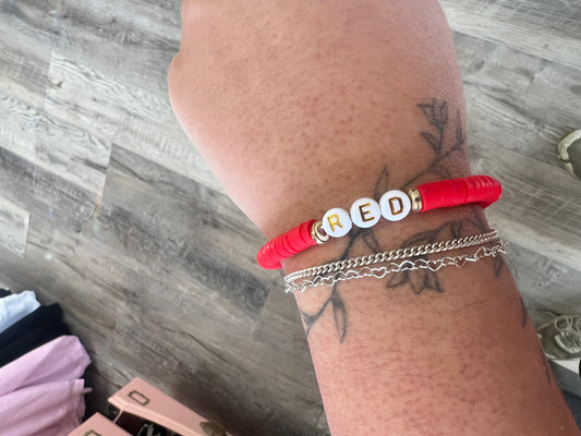 Red - Friendship Bracelet