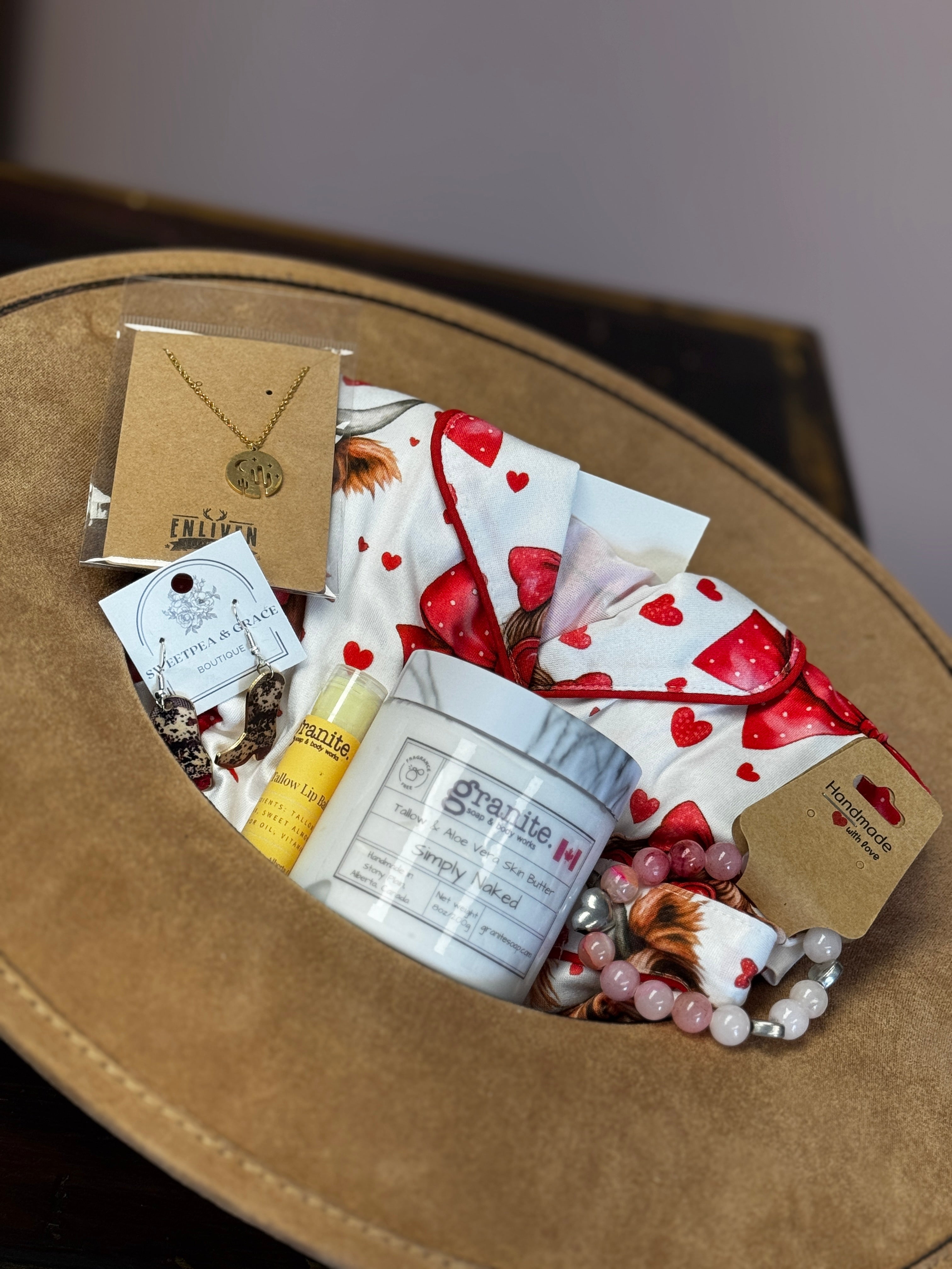 Valentine's Western Gift Basket