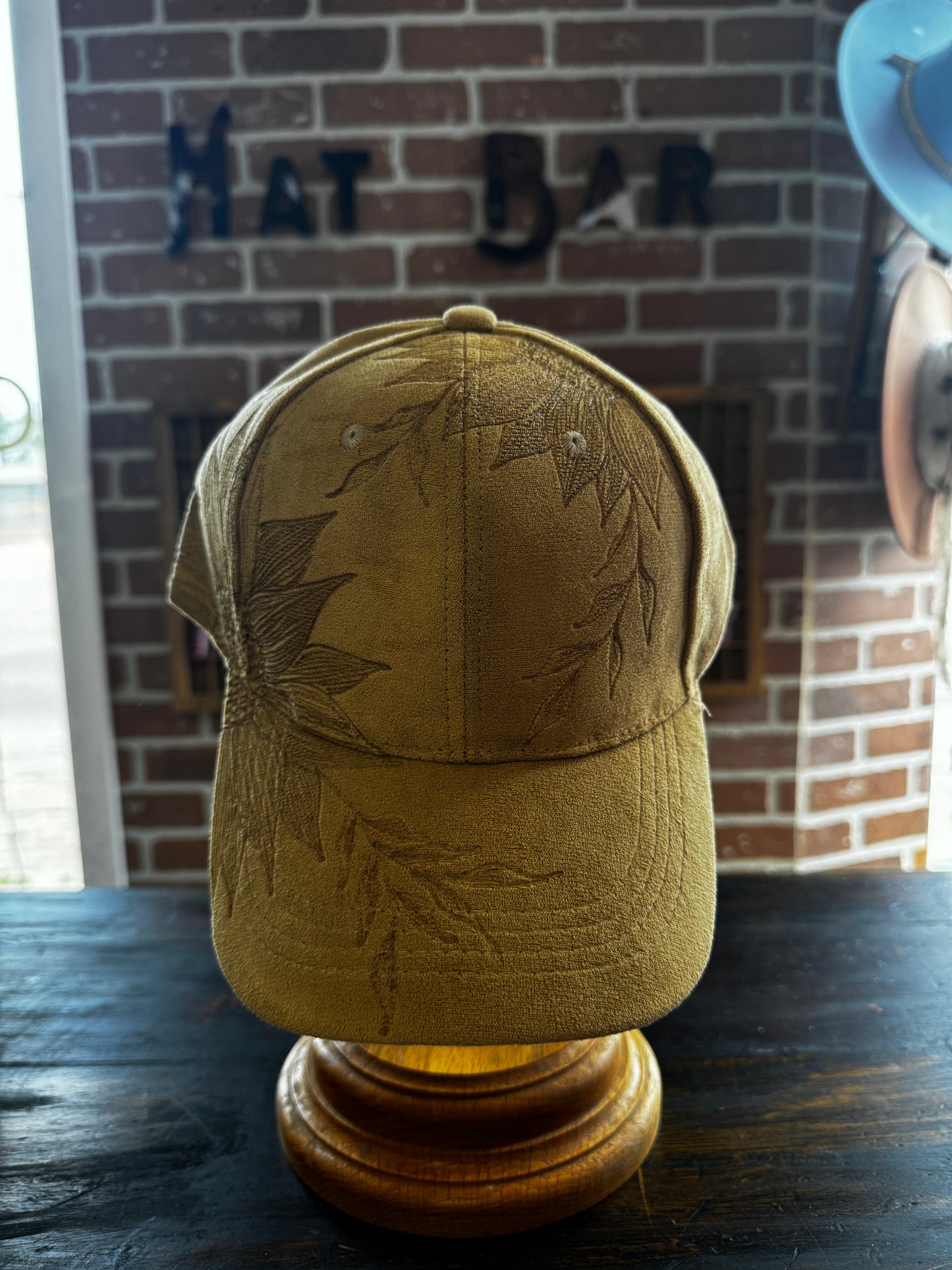 Khaki Burnt Baseball Cap