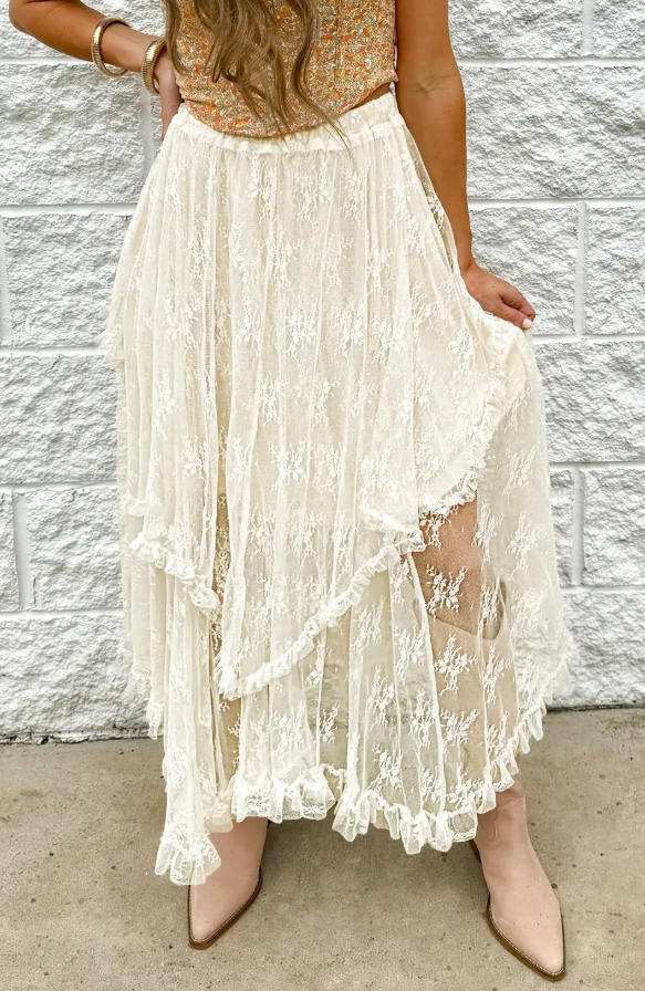 Lace Maxi Skirt
