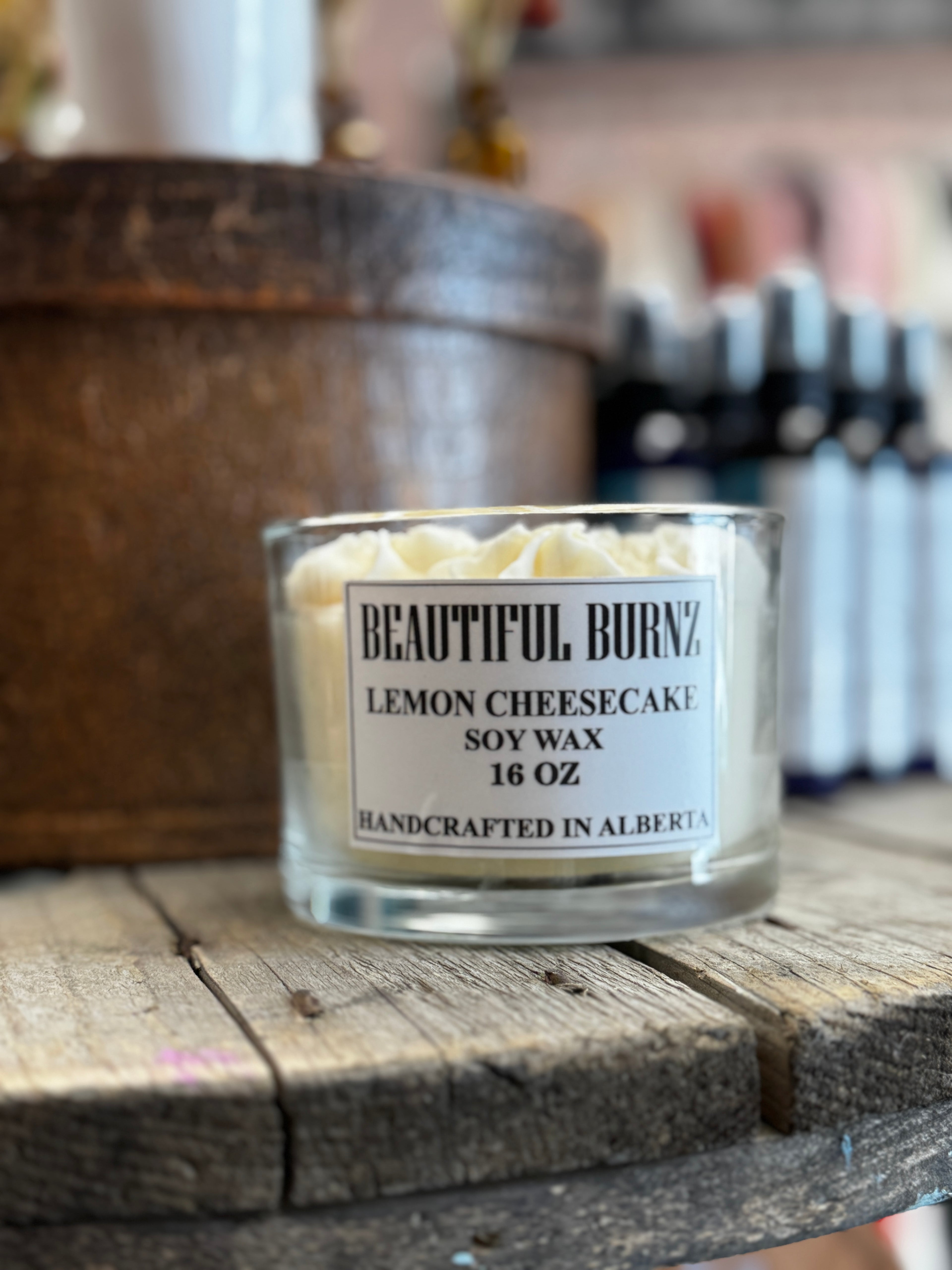 Lemon Cheesecake Candle