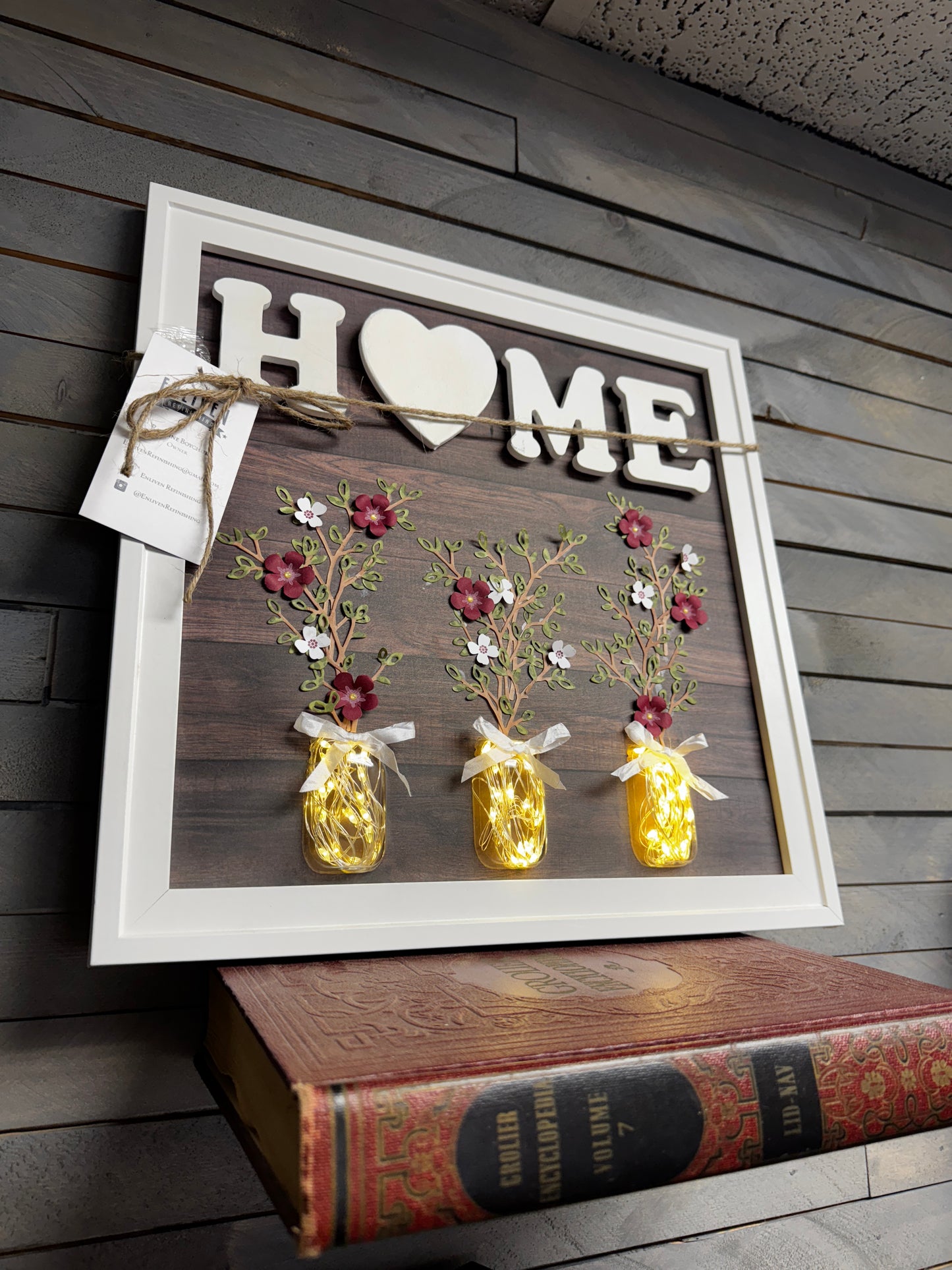 Light Up Home Sign
