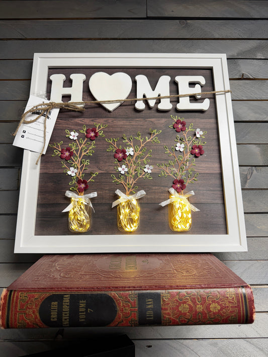 Light Up Home Sign