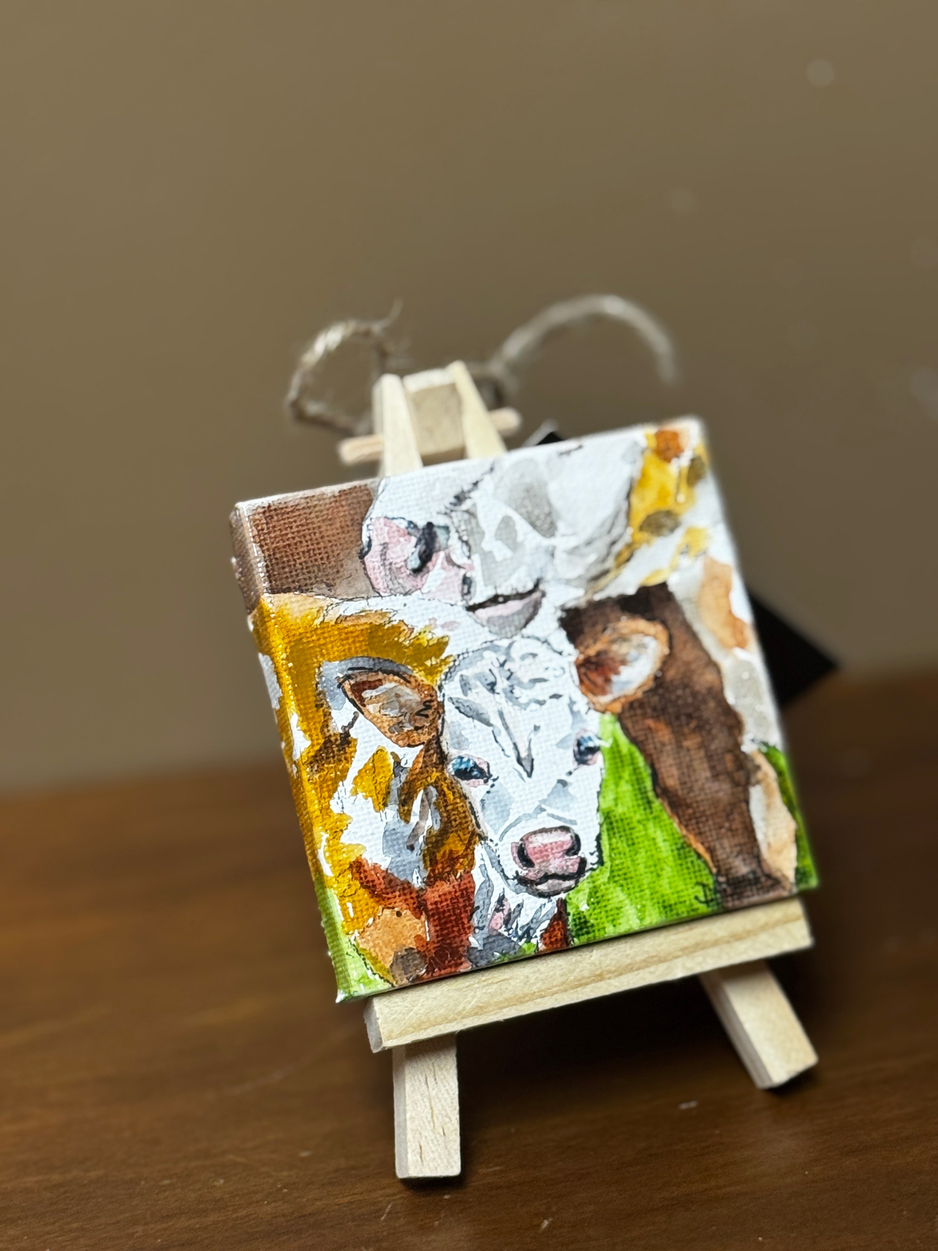 Mini Cow Art