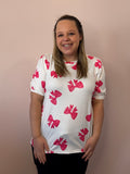 Pink Bow T Shirt