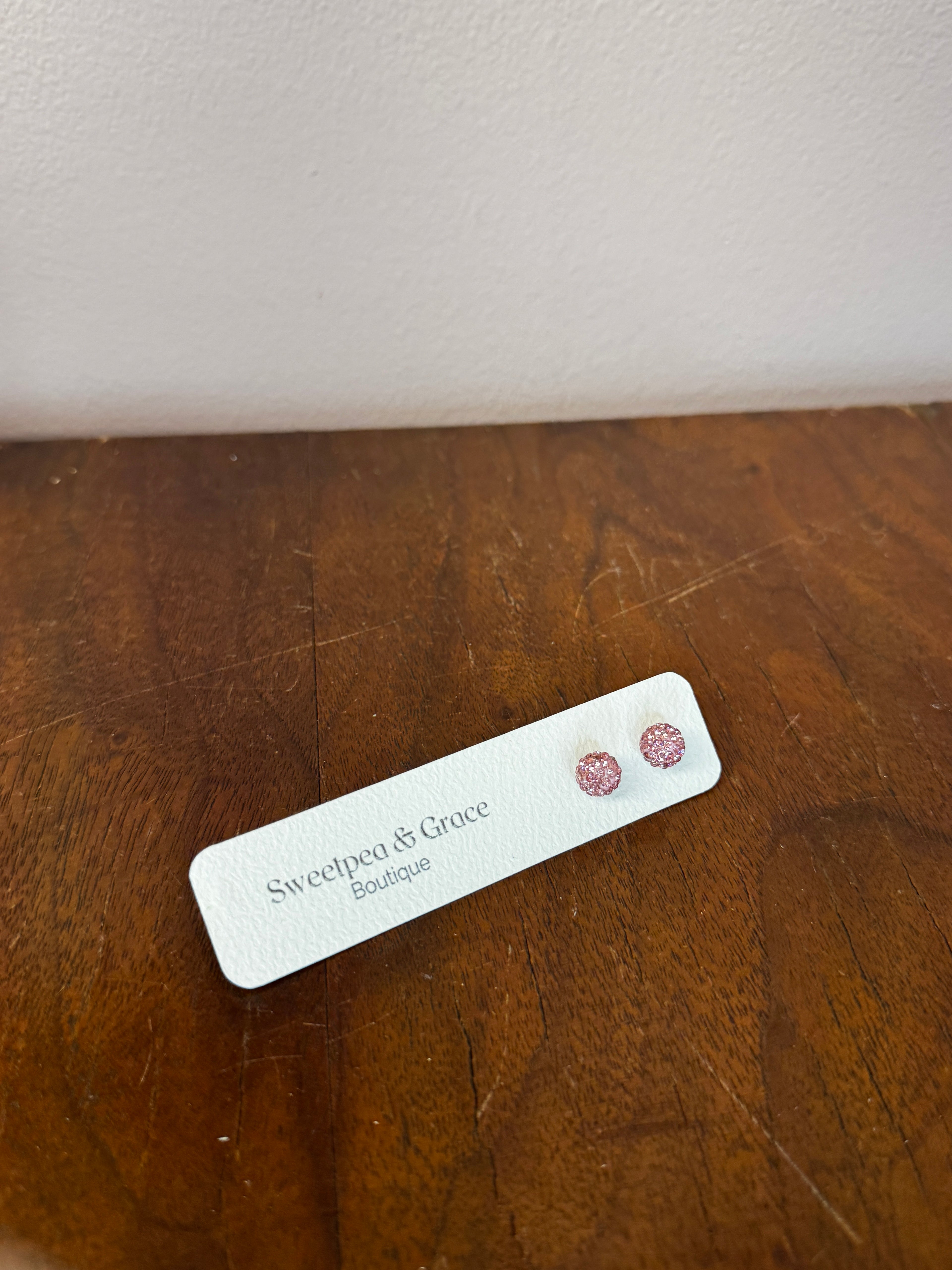 S & G Light Pink Earrings