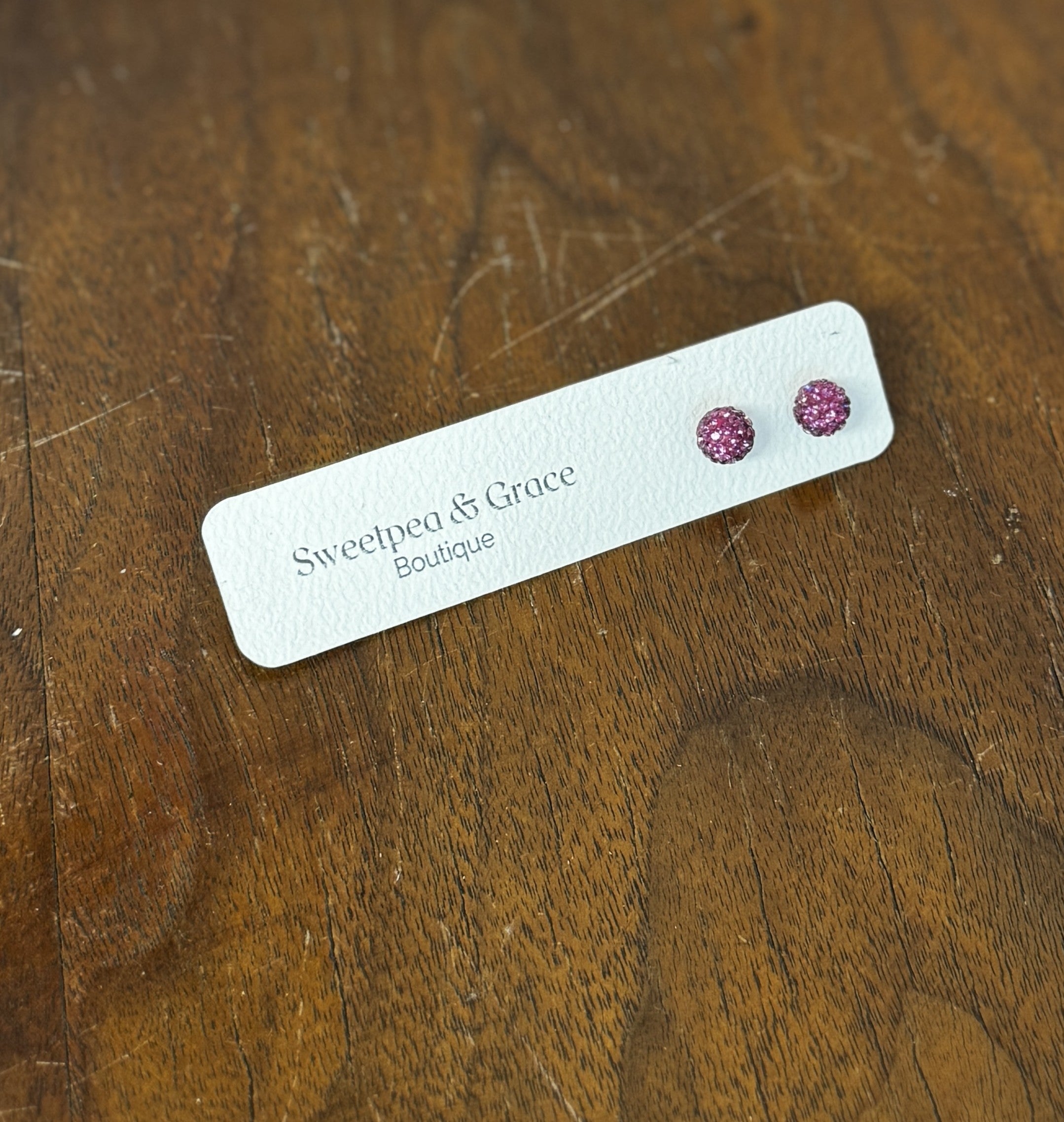S & G Pink Earrings
