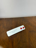 S & G Red Earrings