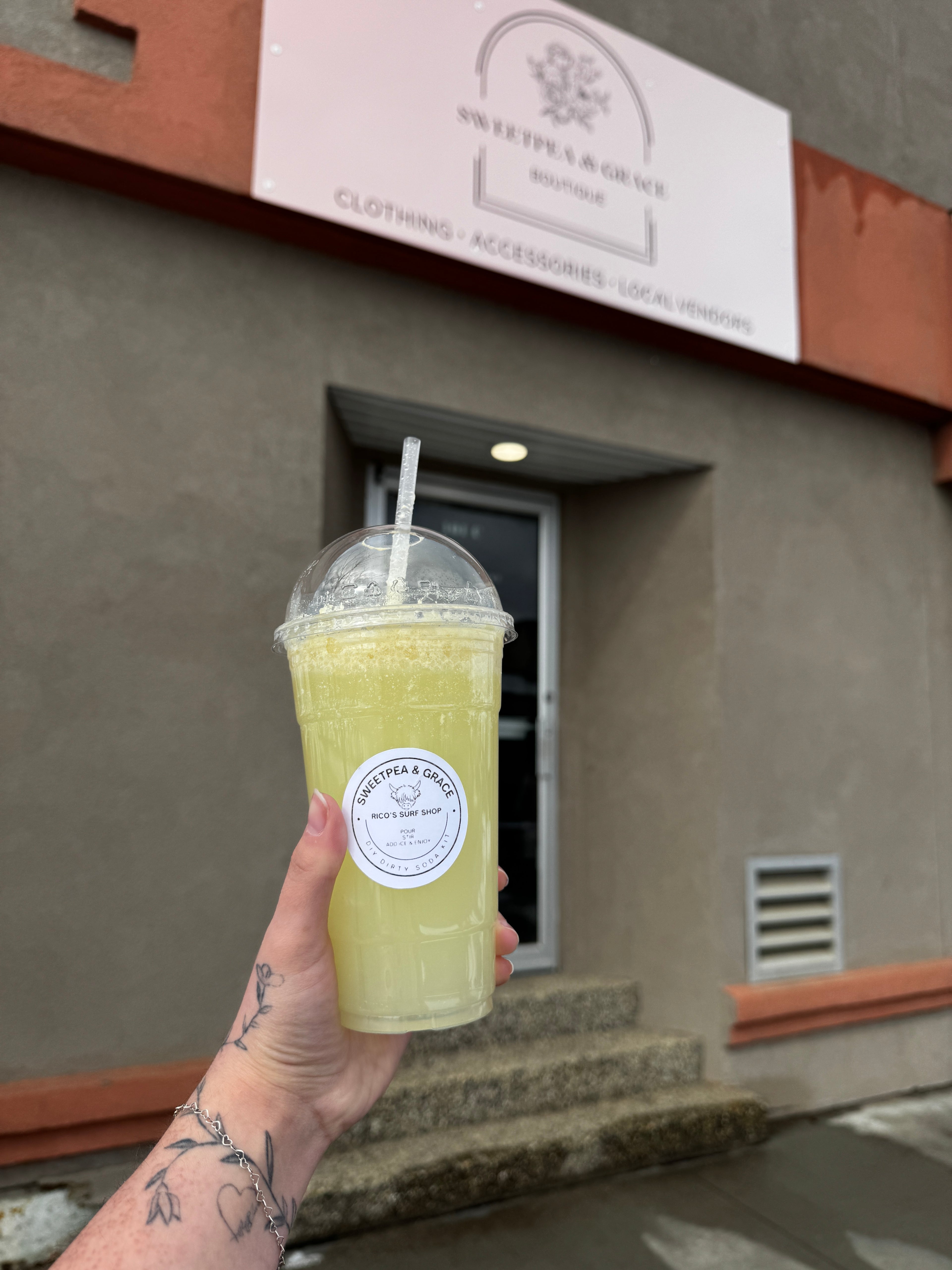 Rico's Surf Shop Dirty Soda