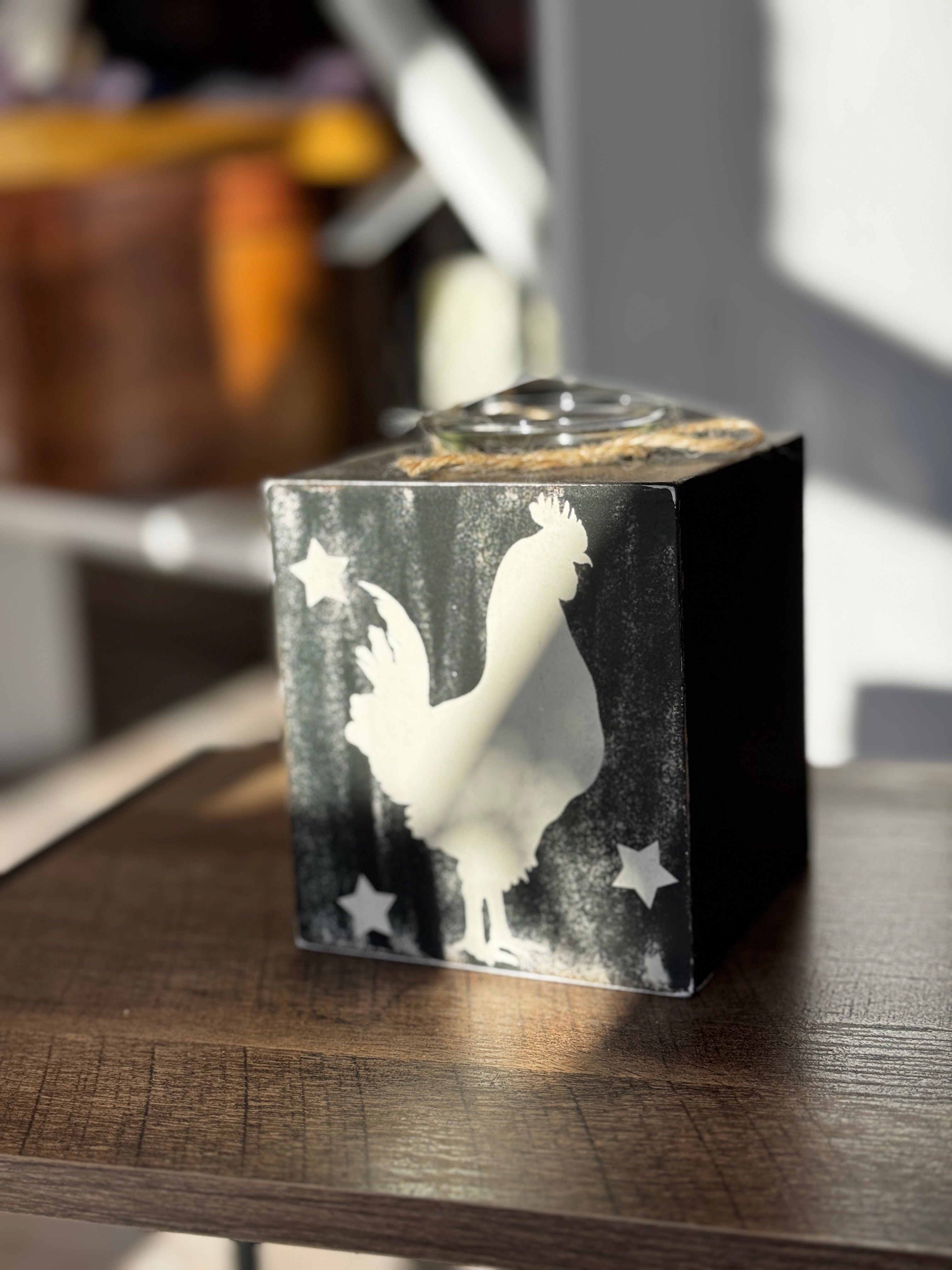 Rooster Candle