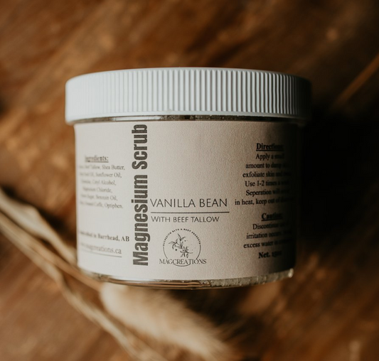 Vanilla Bean Magnesium Body Scrub