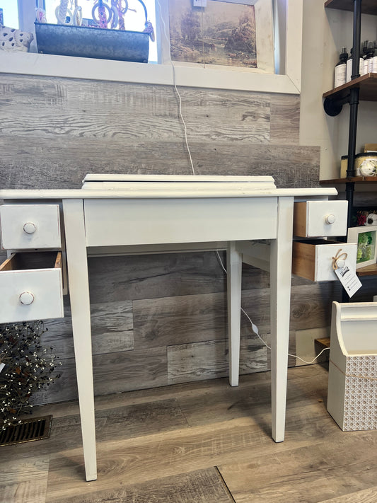 White Sewing Table