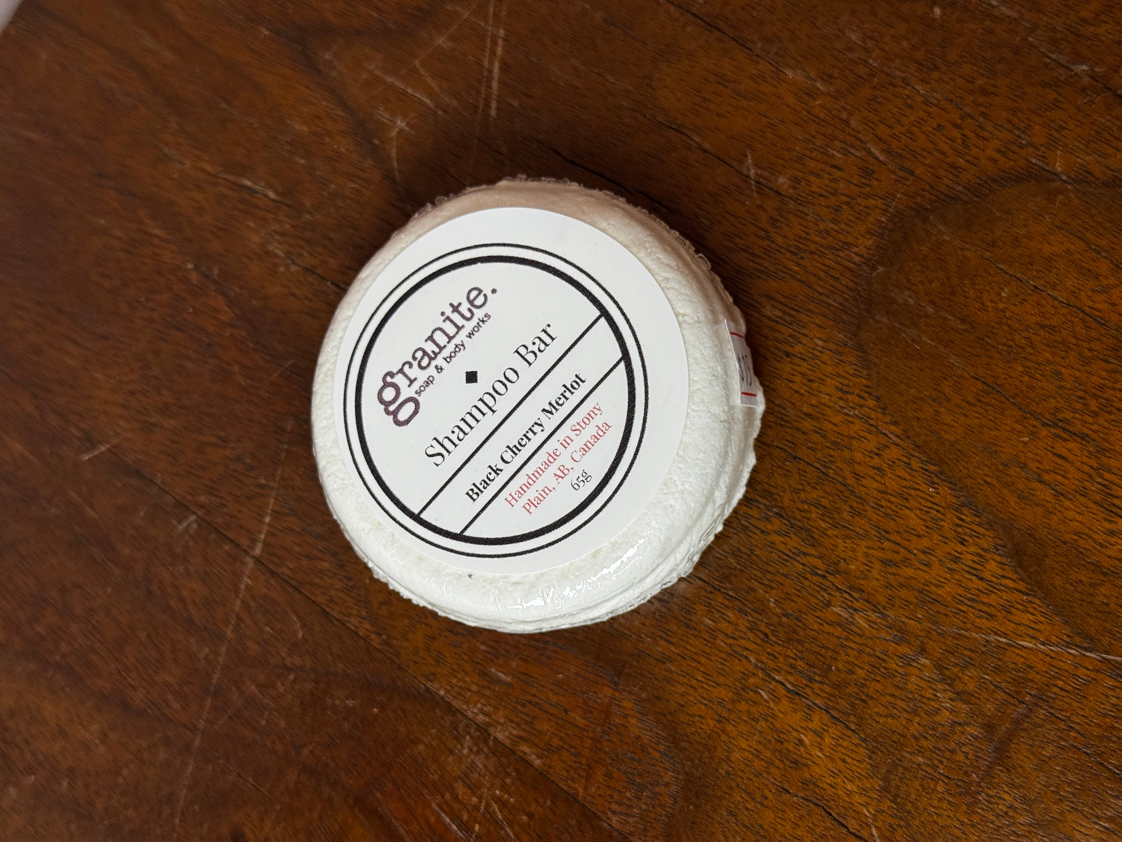 Black Cherry Merlot Shampoo Bar