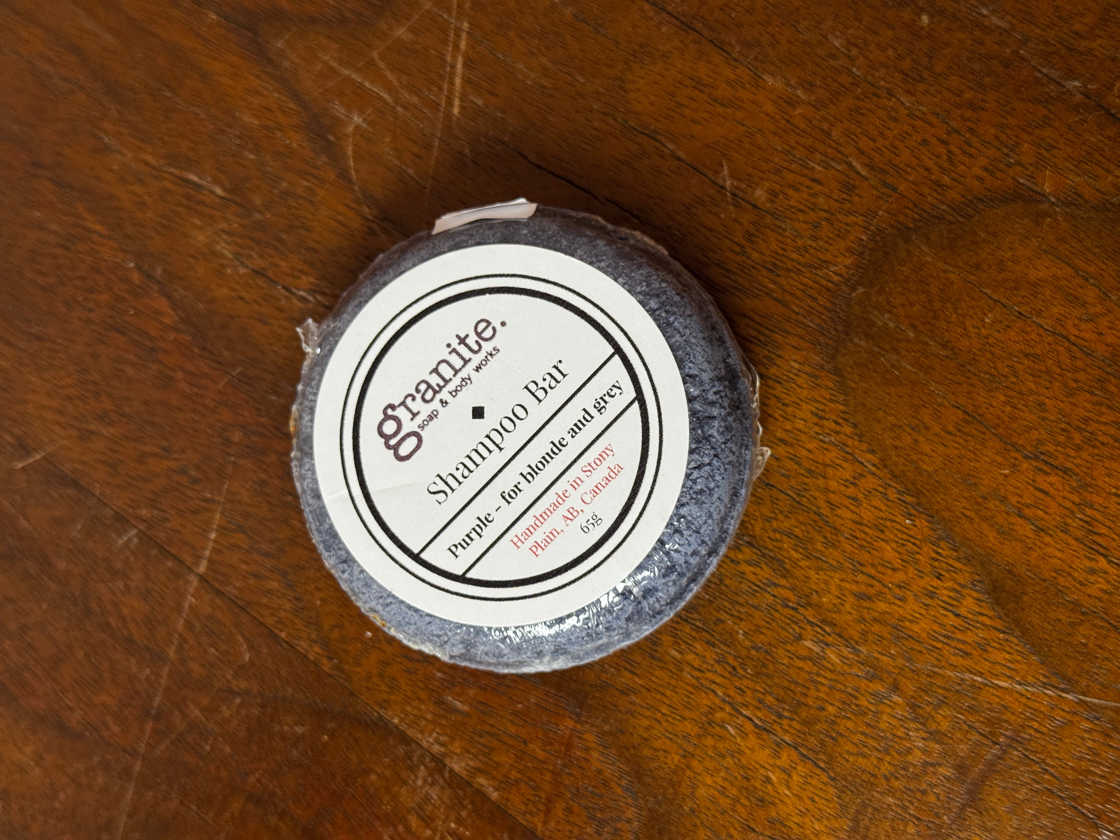 Purple Shampoo Bar