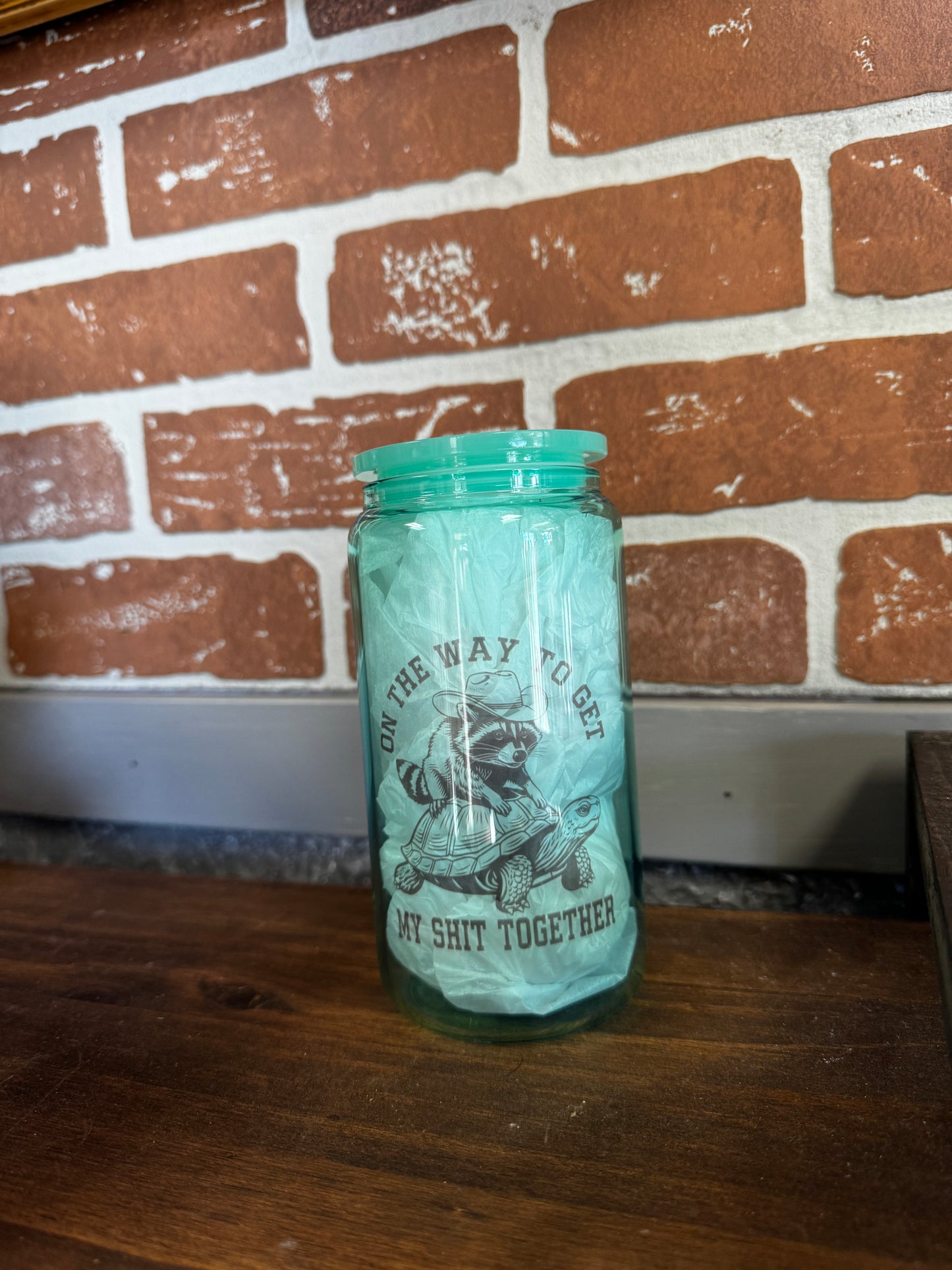 Shit Together Blue Cup