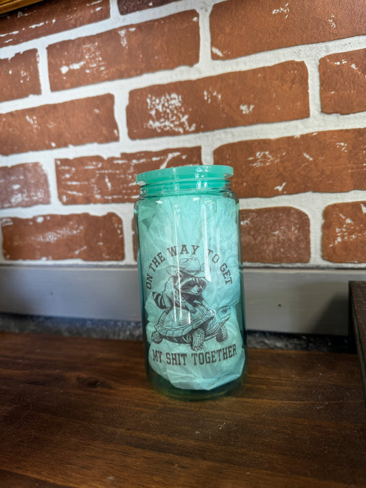 Shit Together Blue Cup