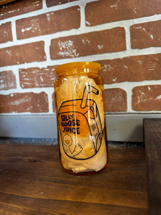 Silly Goose Juice - Coloured Glass