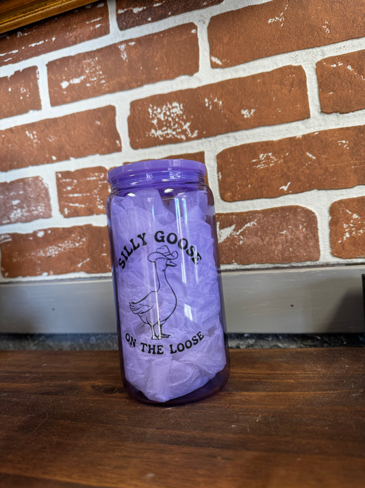 Silly Goose Purple Cup