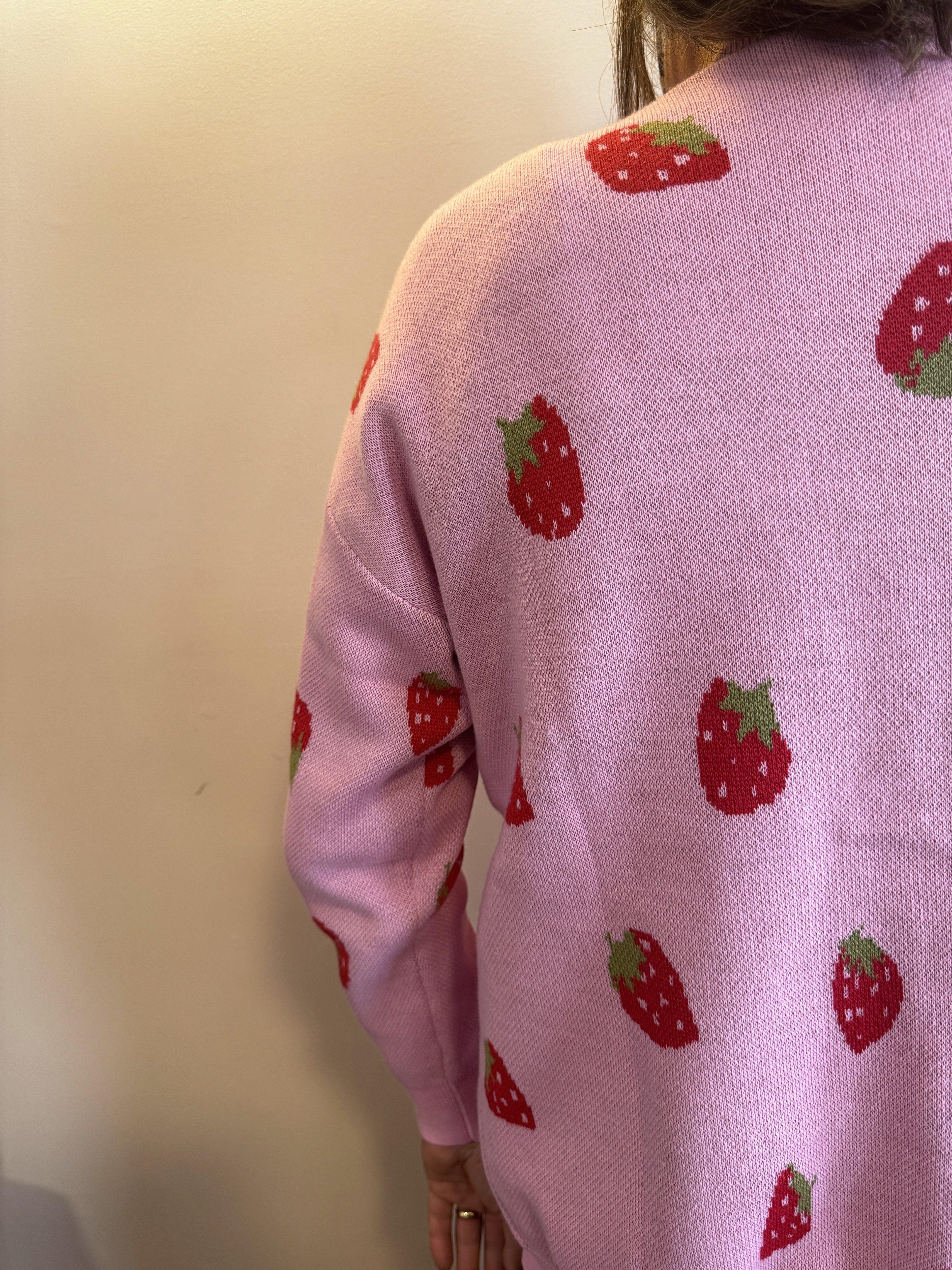 Strawberry Cardigan