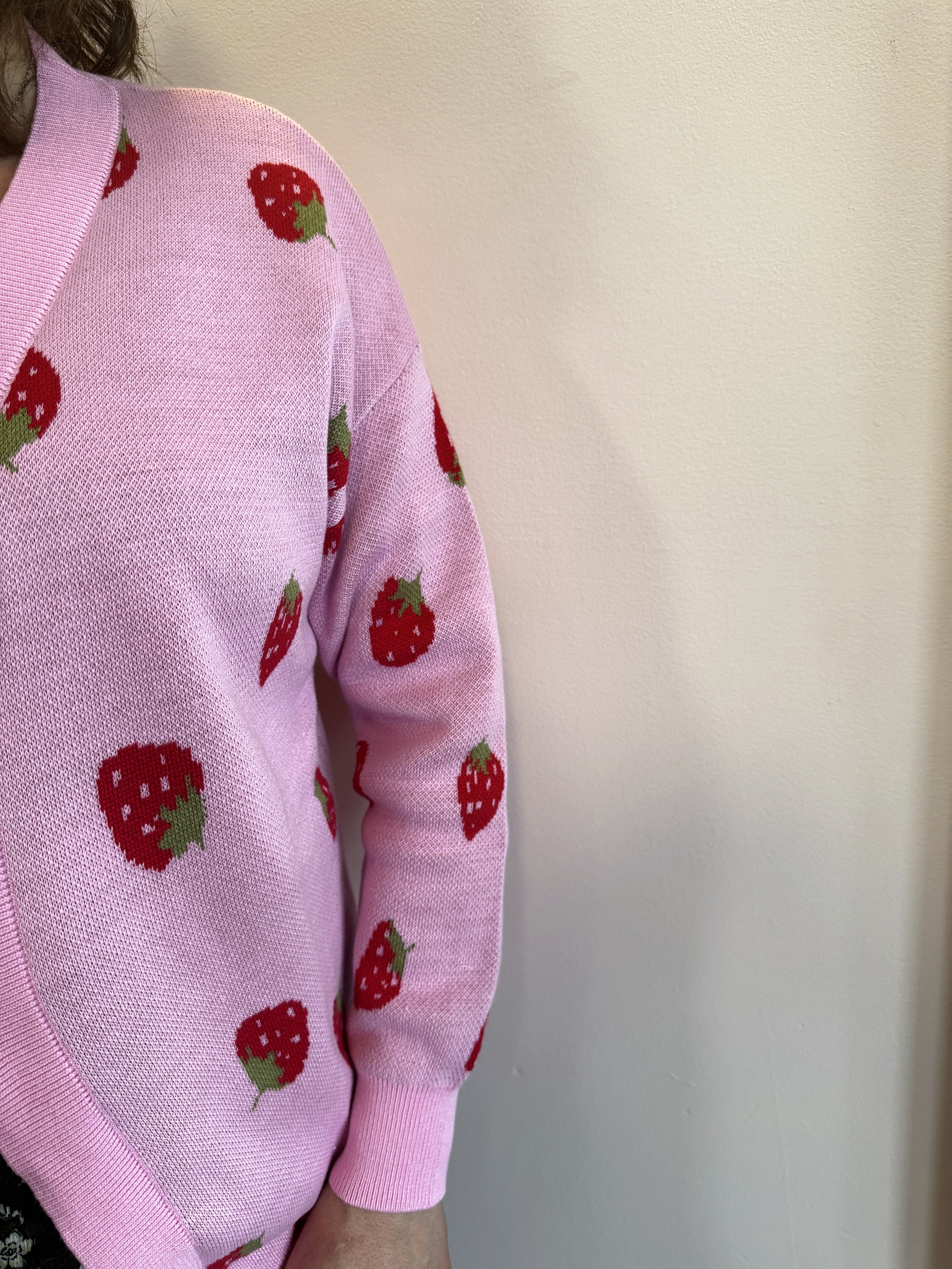 Strawberry Cardigan