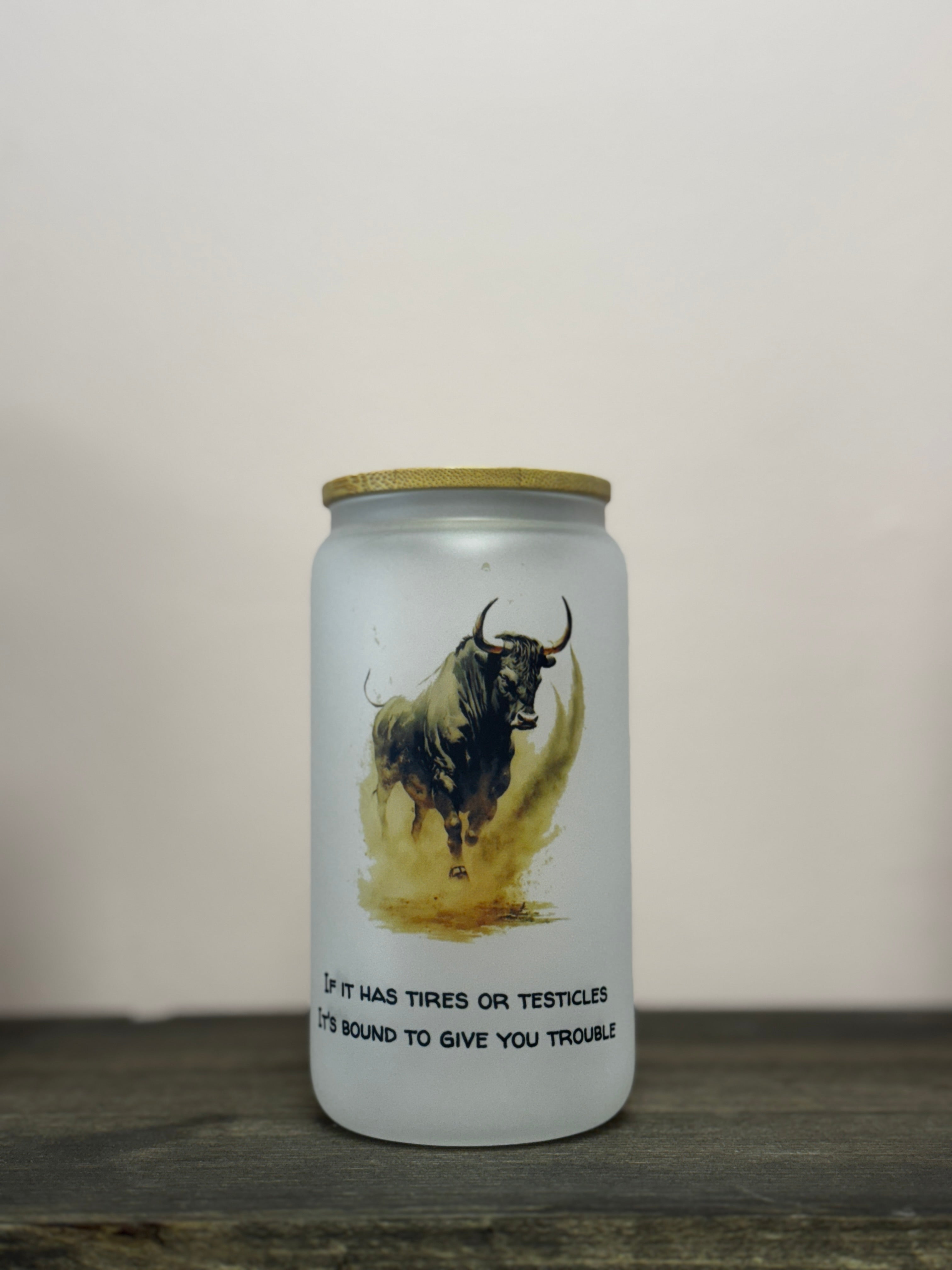 Testicles or Tires Dusted Cup