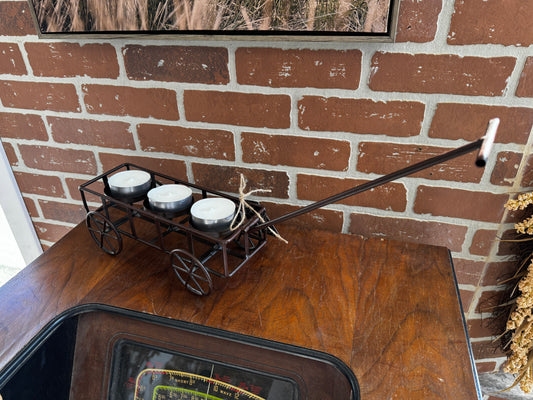 Wagon Candle Holder